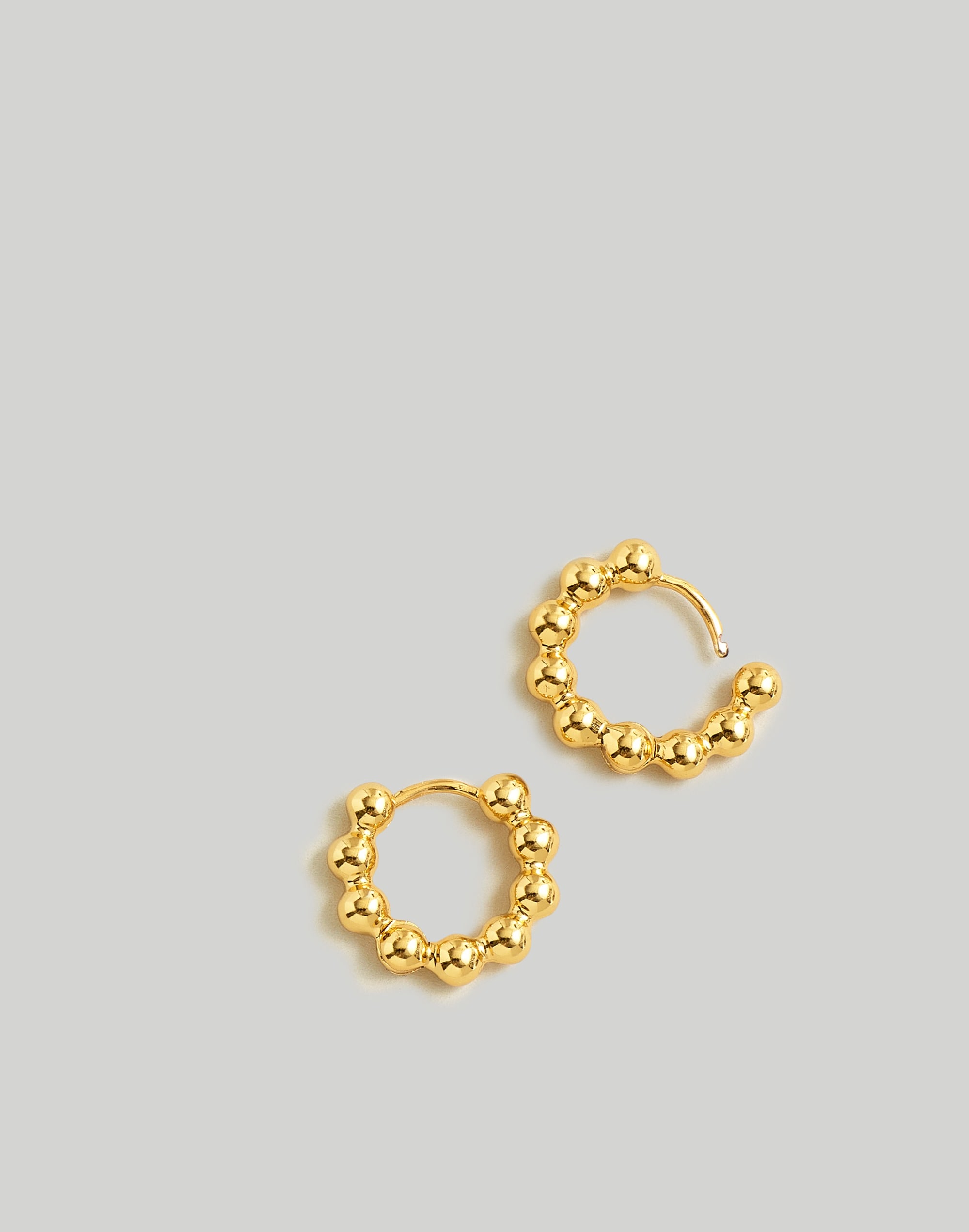 Bubble Ball Huggie Hoop Earrings