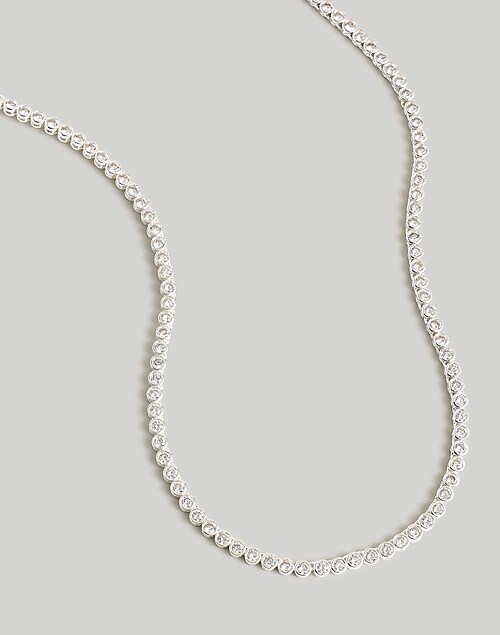 Handmade Adjustable Silver Chain Gemstone Necklace Matte Black