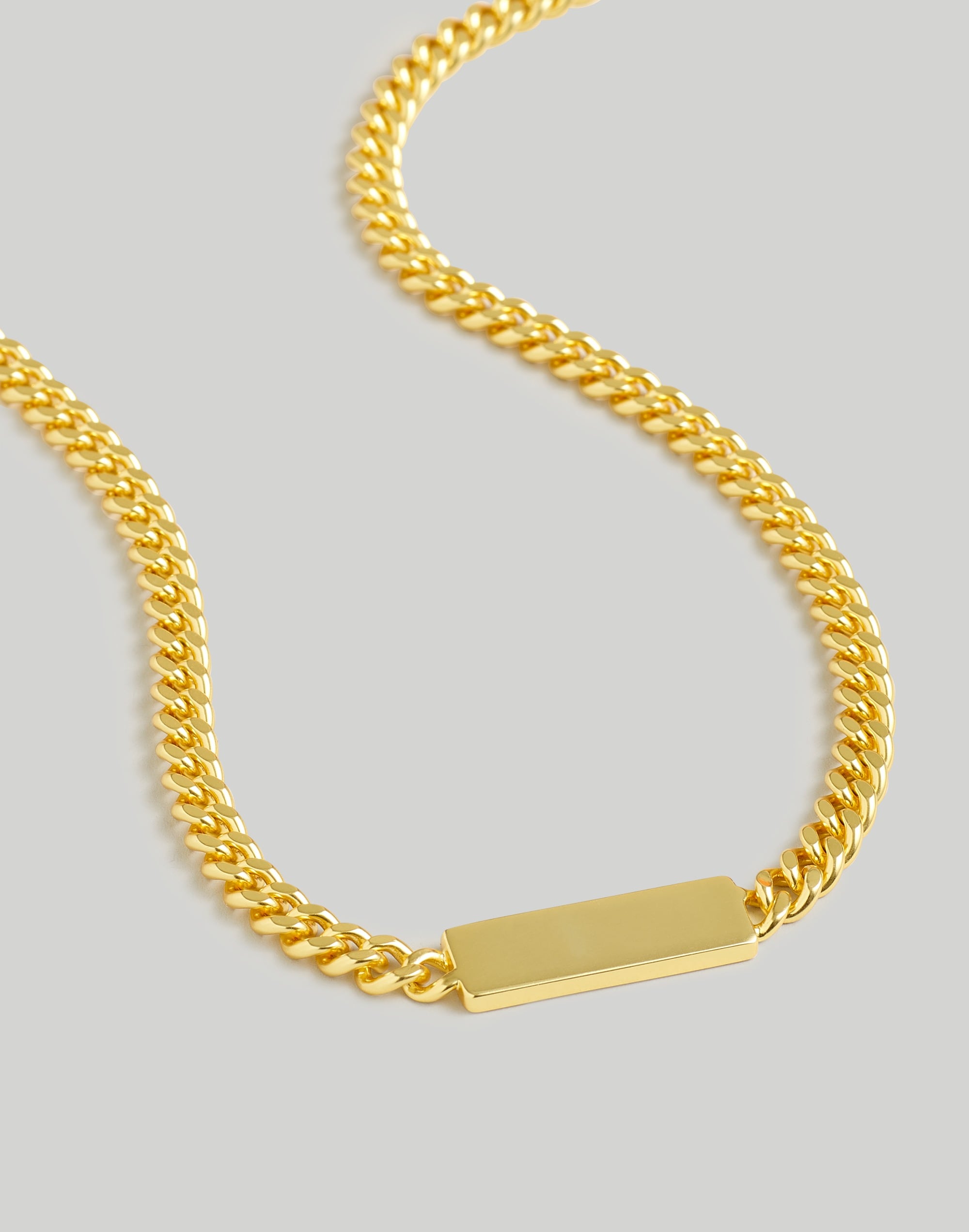 Chunky Bar Chain Necklace
