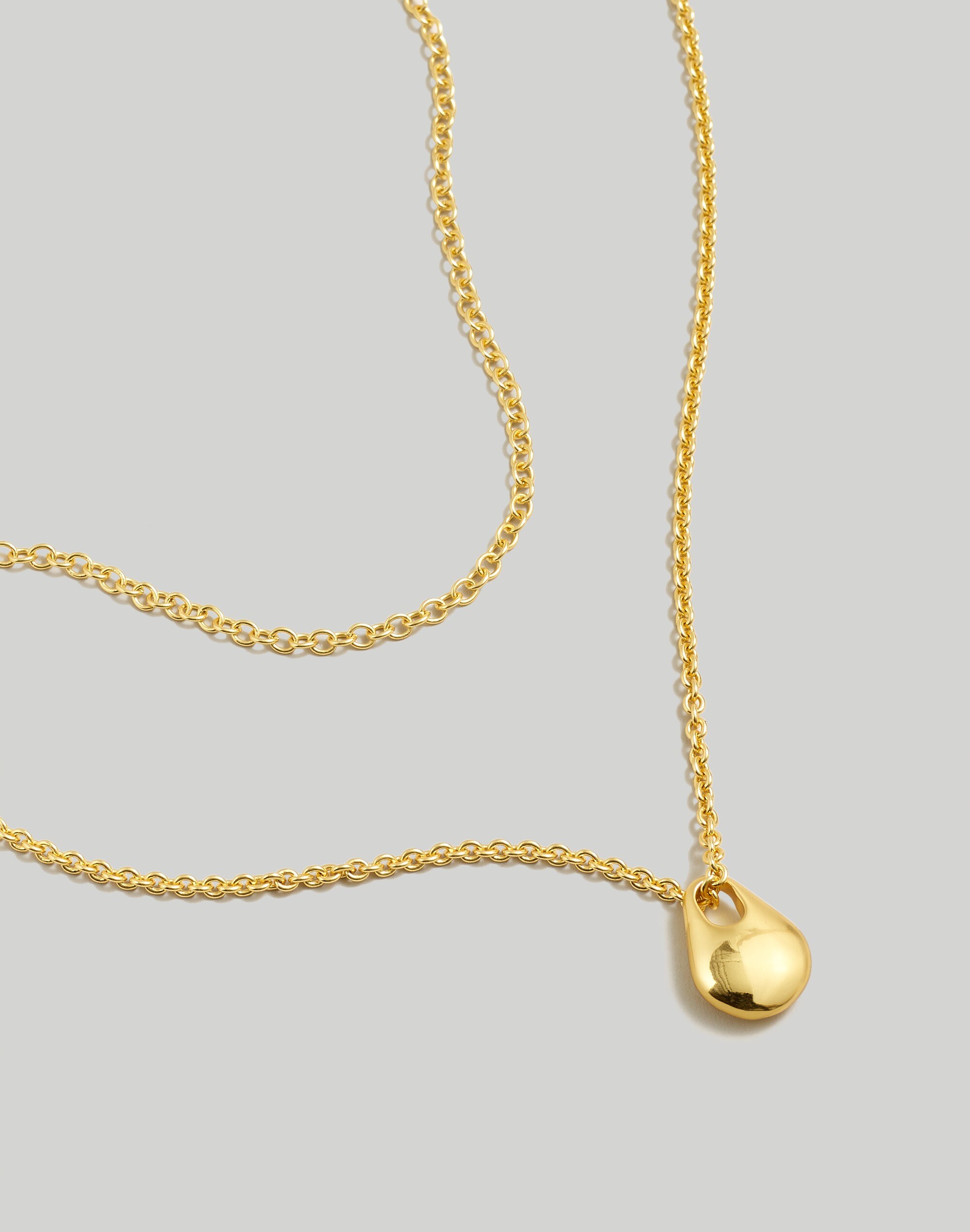 Two-Pack Droplet Necklace Set