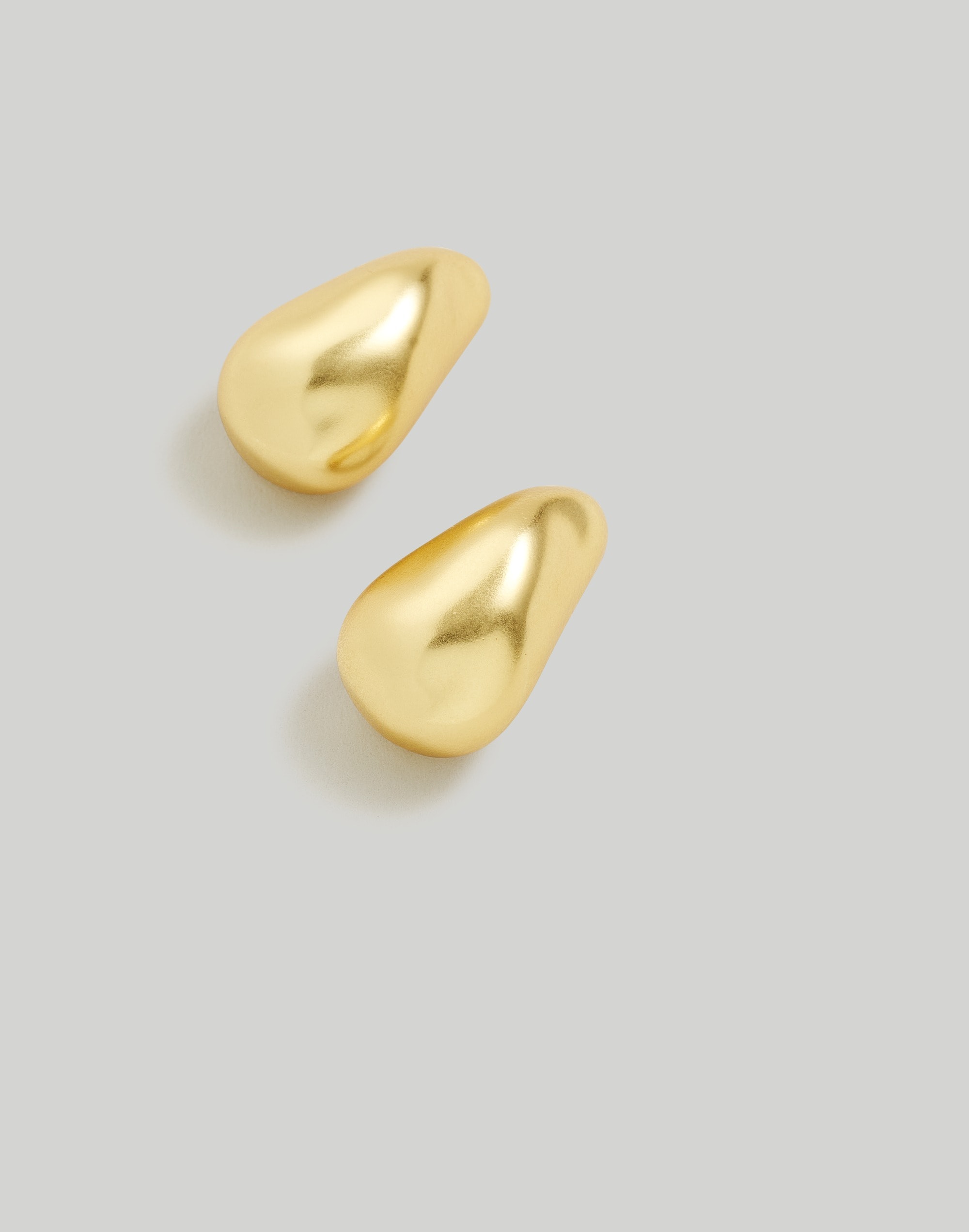 Sculptural Droplet Statement Earrings