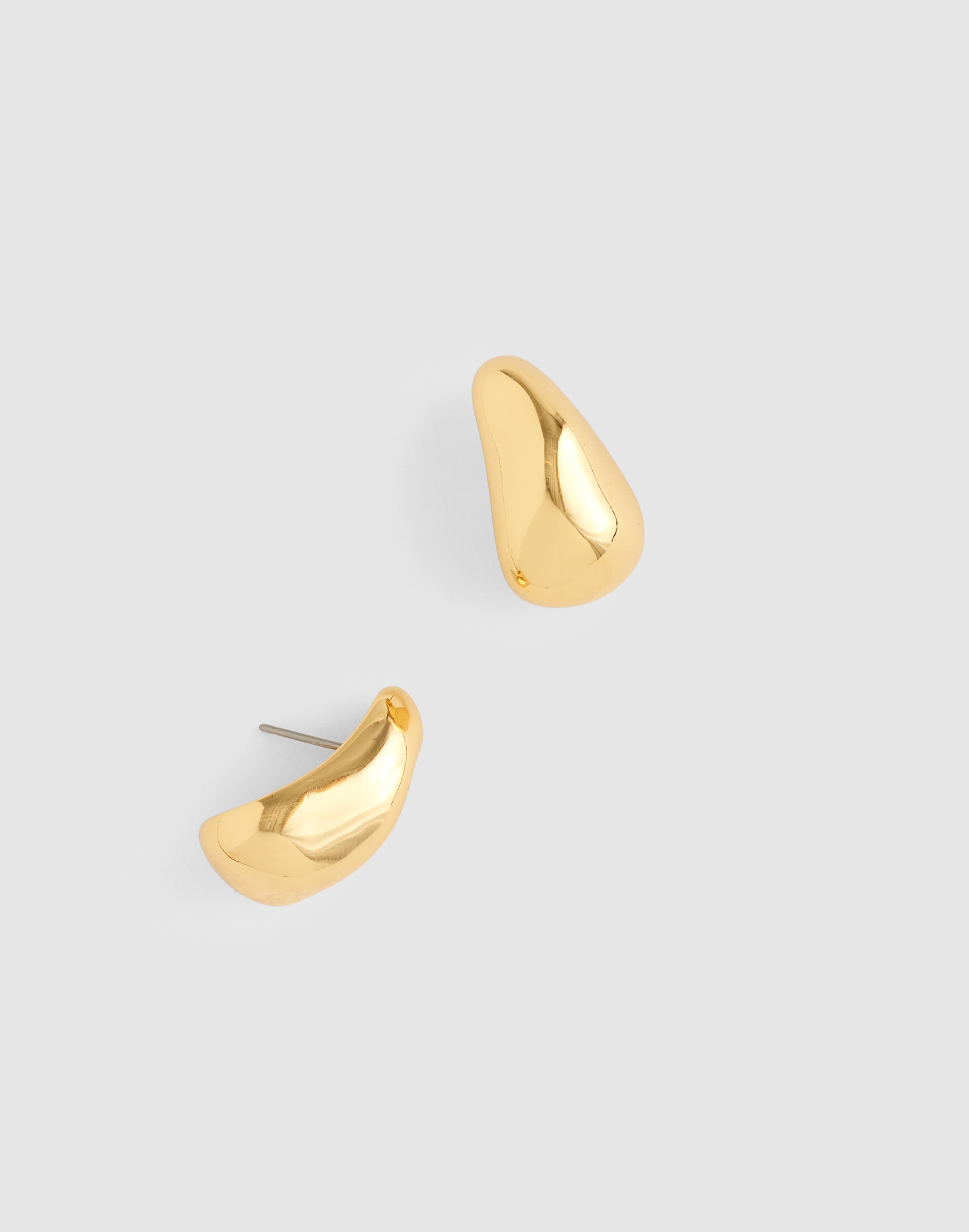Sculptural Droplet Statement Earrings