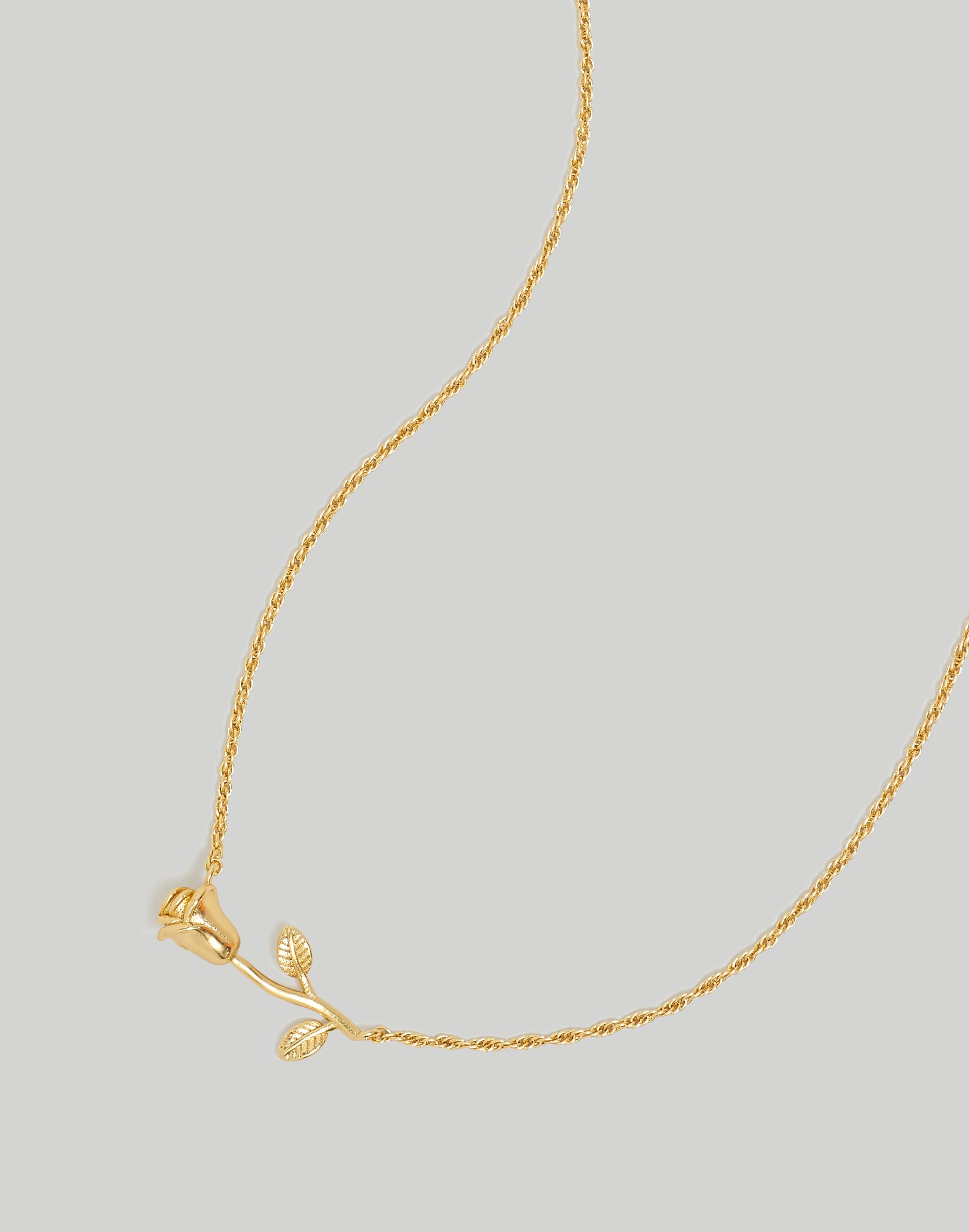 Rose Pendant Necklace