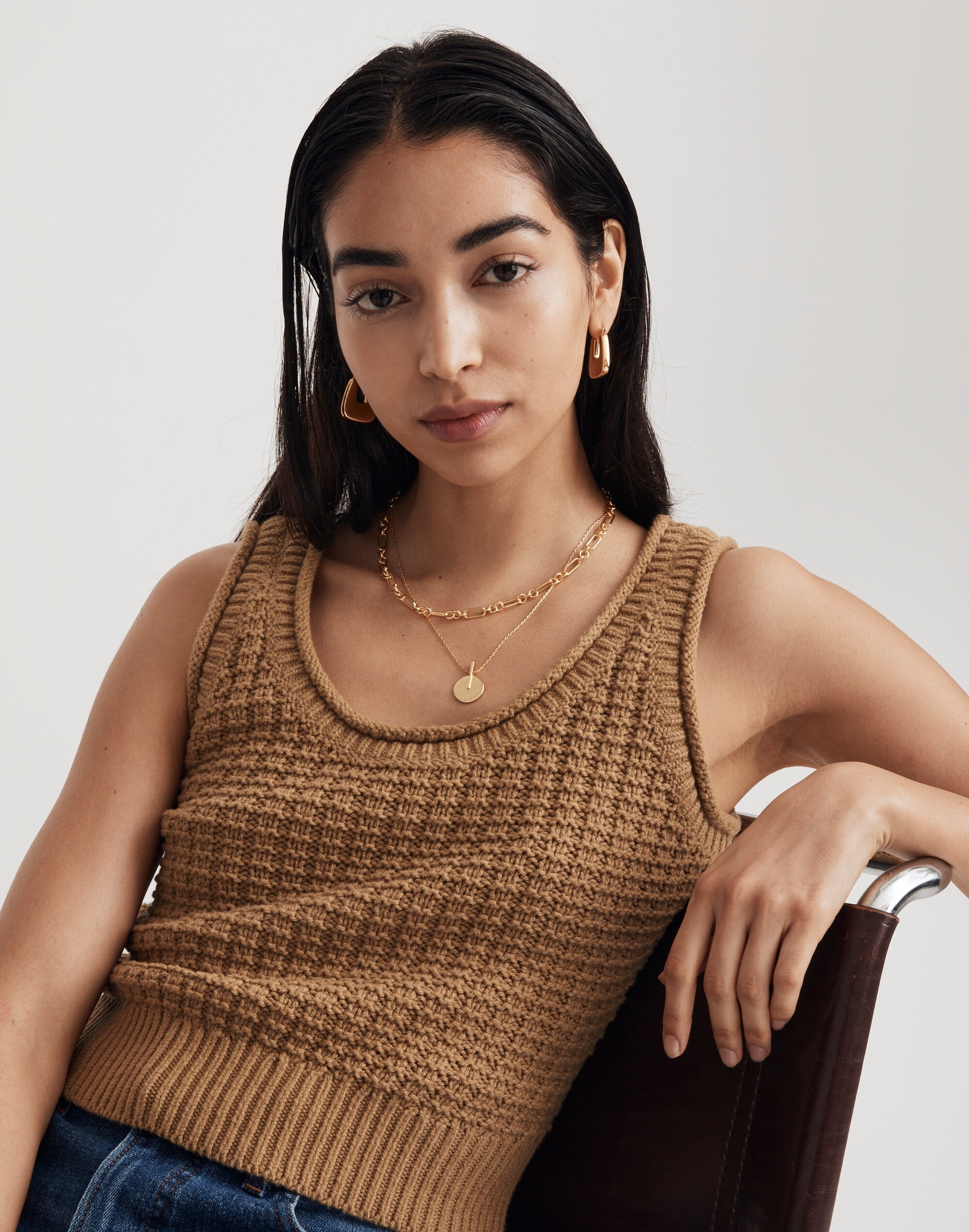 Two-Pack Geometric Lariat Necklace Set