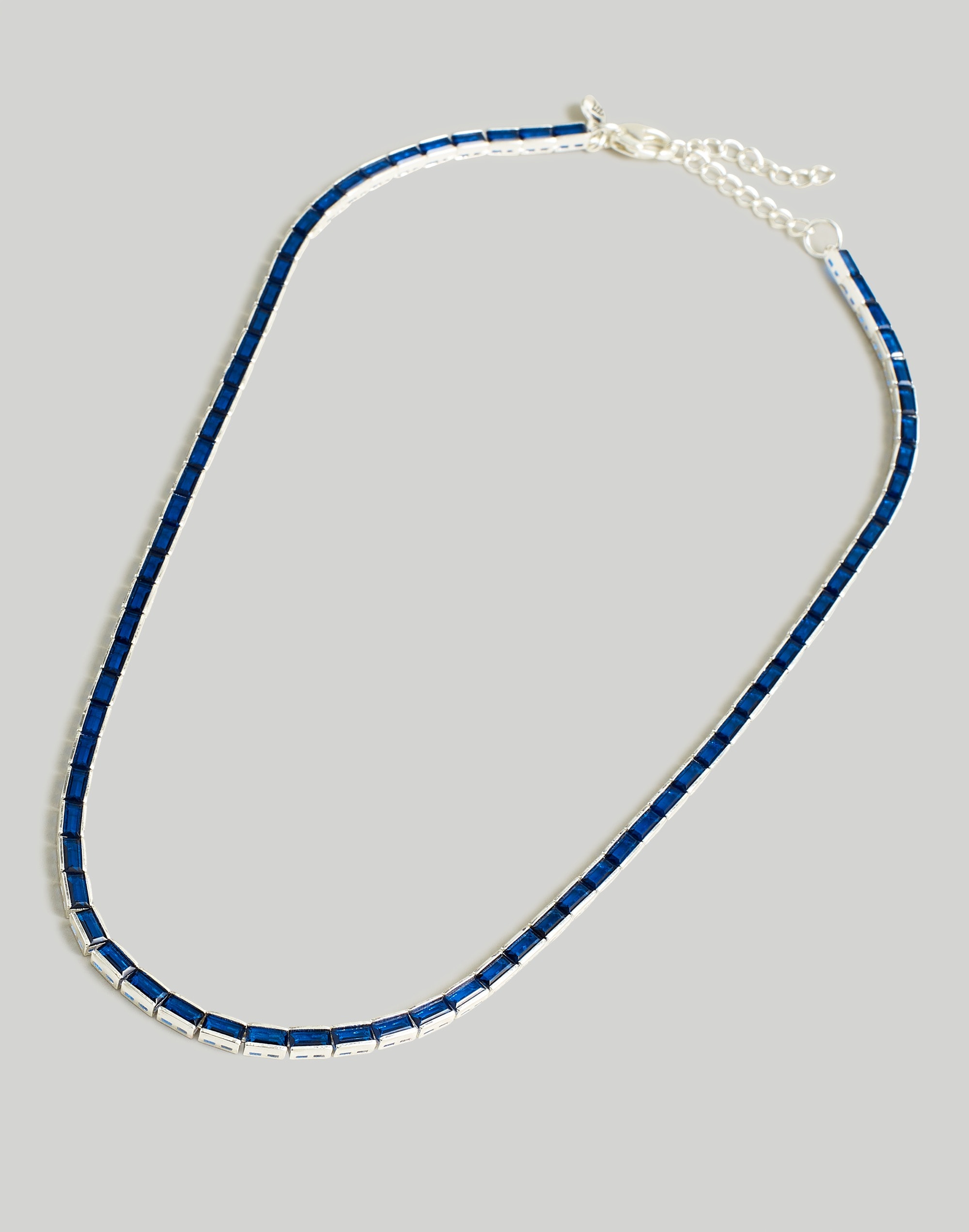 The Tennis Collection Baguette Crystal Necklace