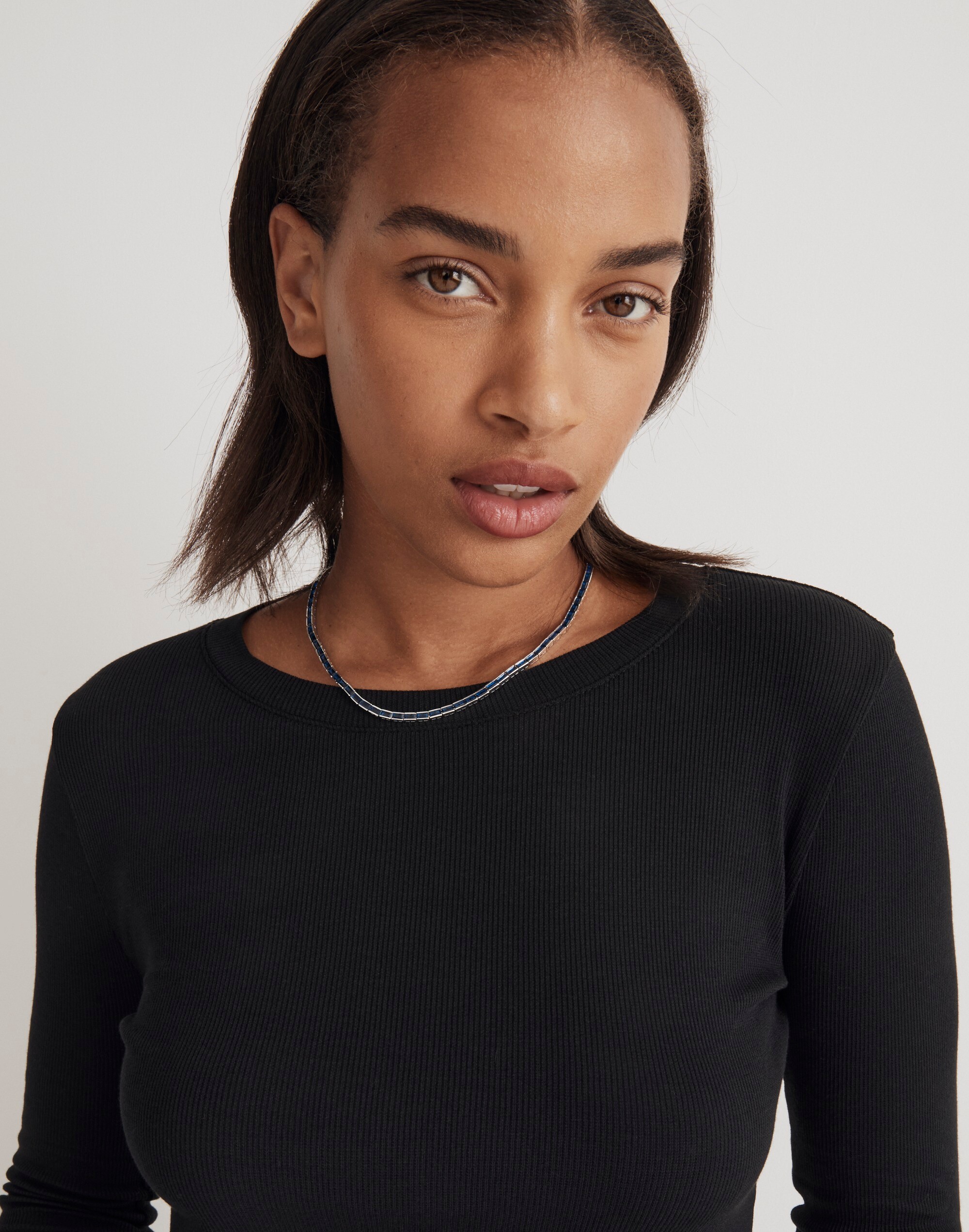 The Tennis Collection Baguette Crystal Necklace