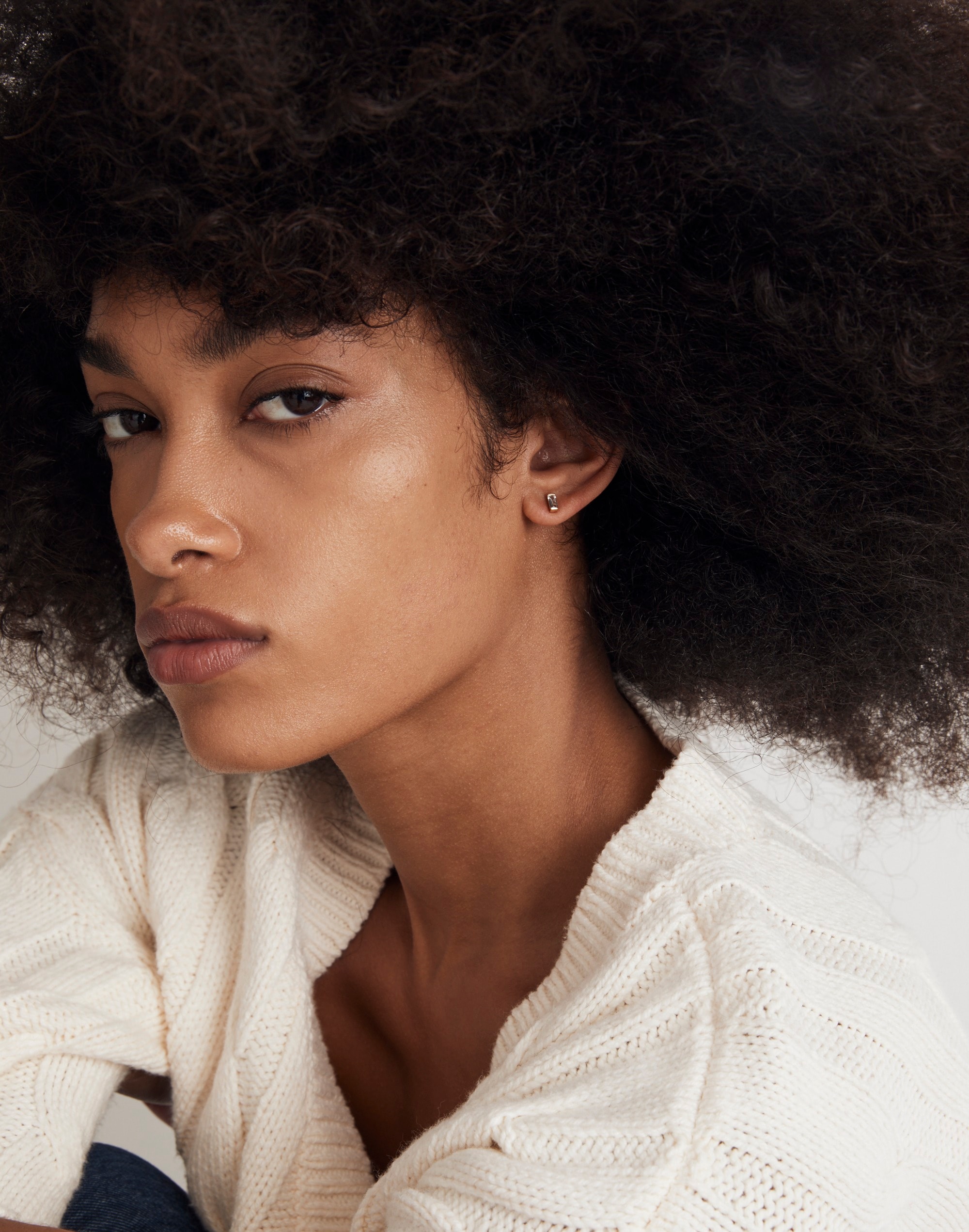 The Tennis Collection Baguette Crystal Stud Earrings