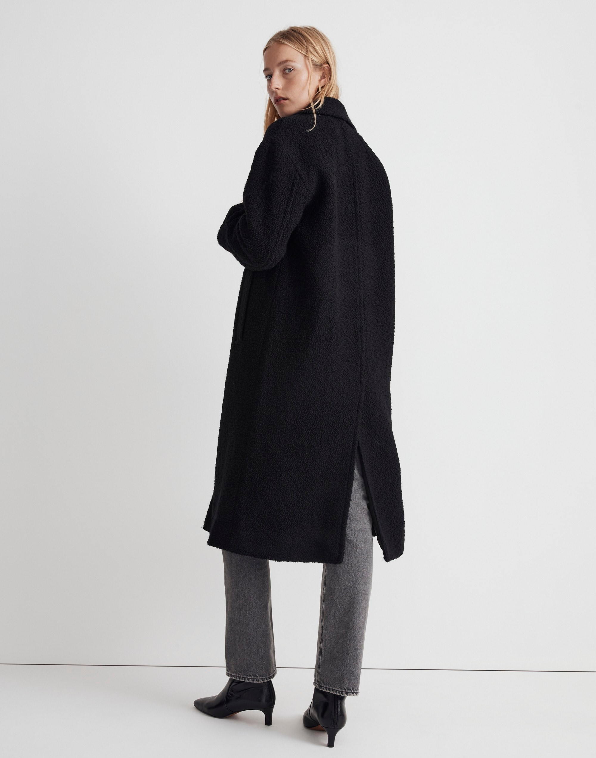 The Alonzo Coat in Boucl&eacute;