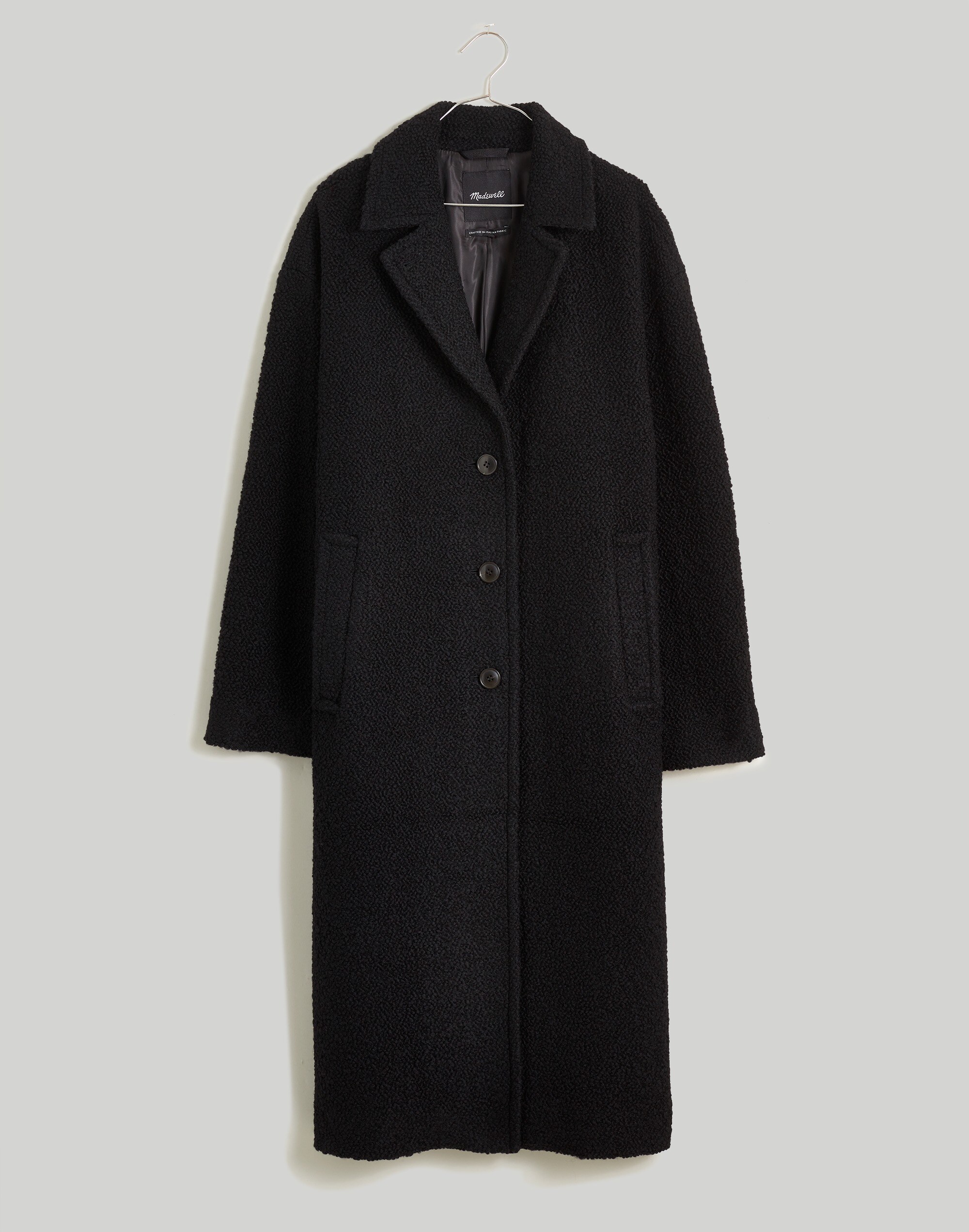 The Alonzo Coat in Boucl&eacute;