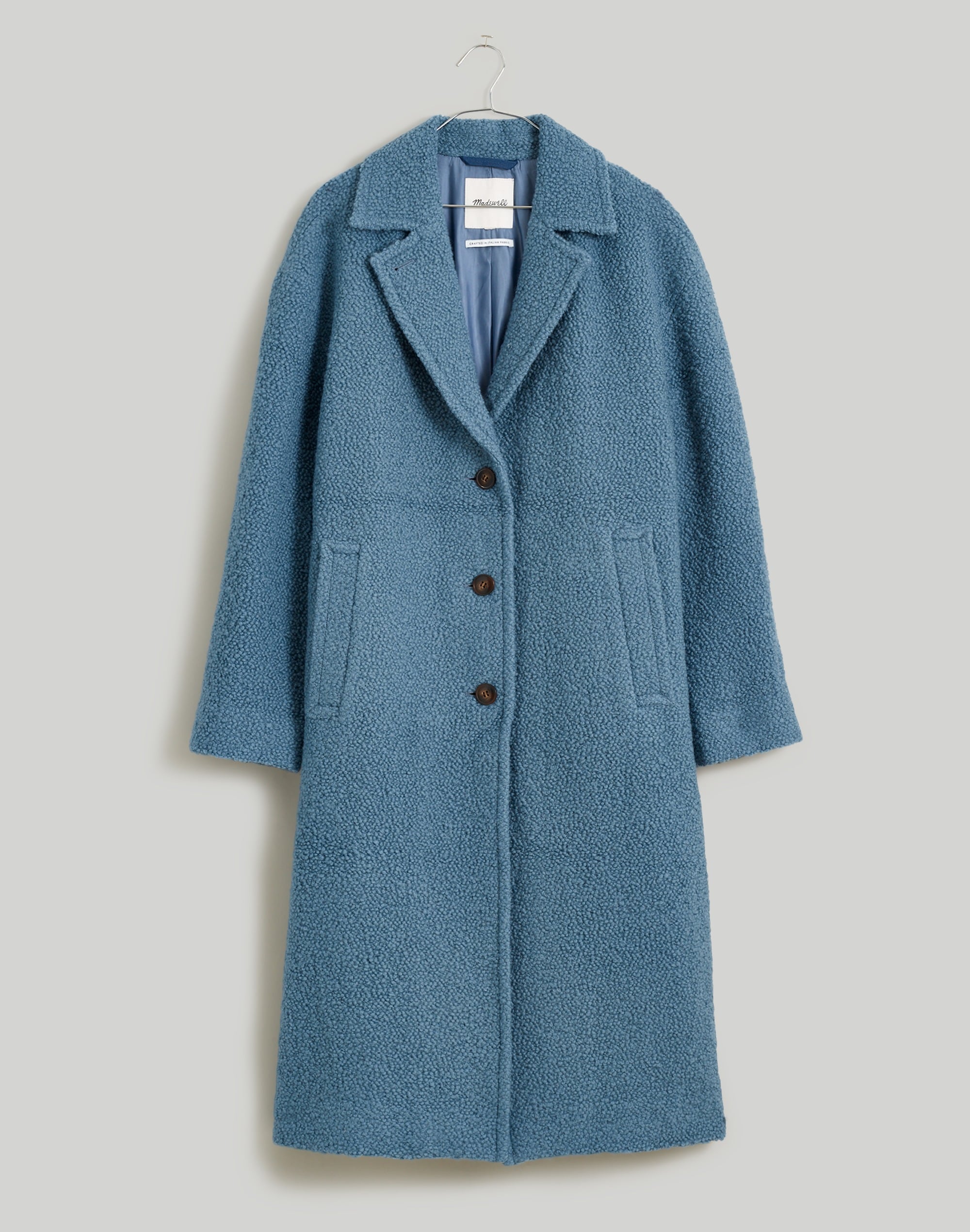 The Alonzo Coat in Boucl&eacute;