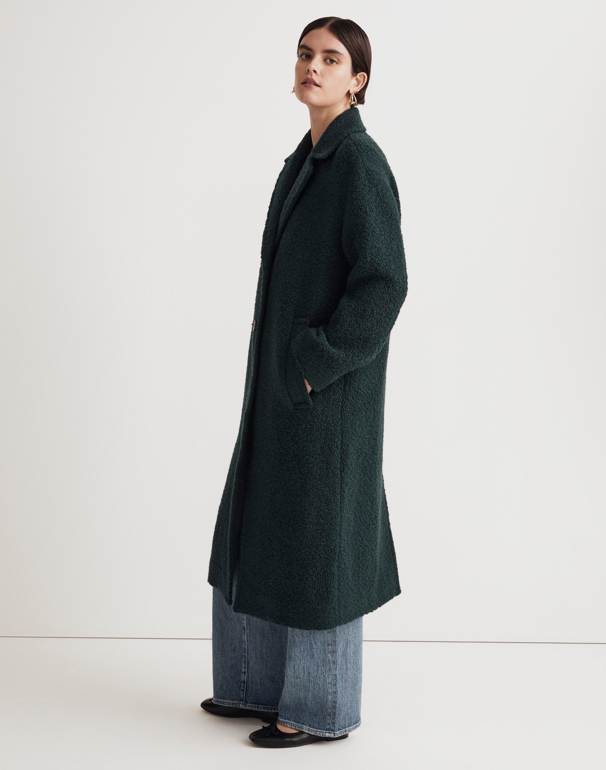The Alonzo Coat in Boucl&eacute;