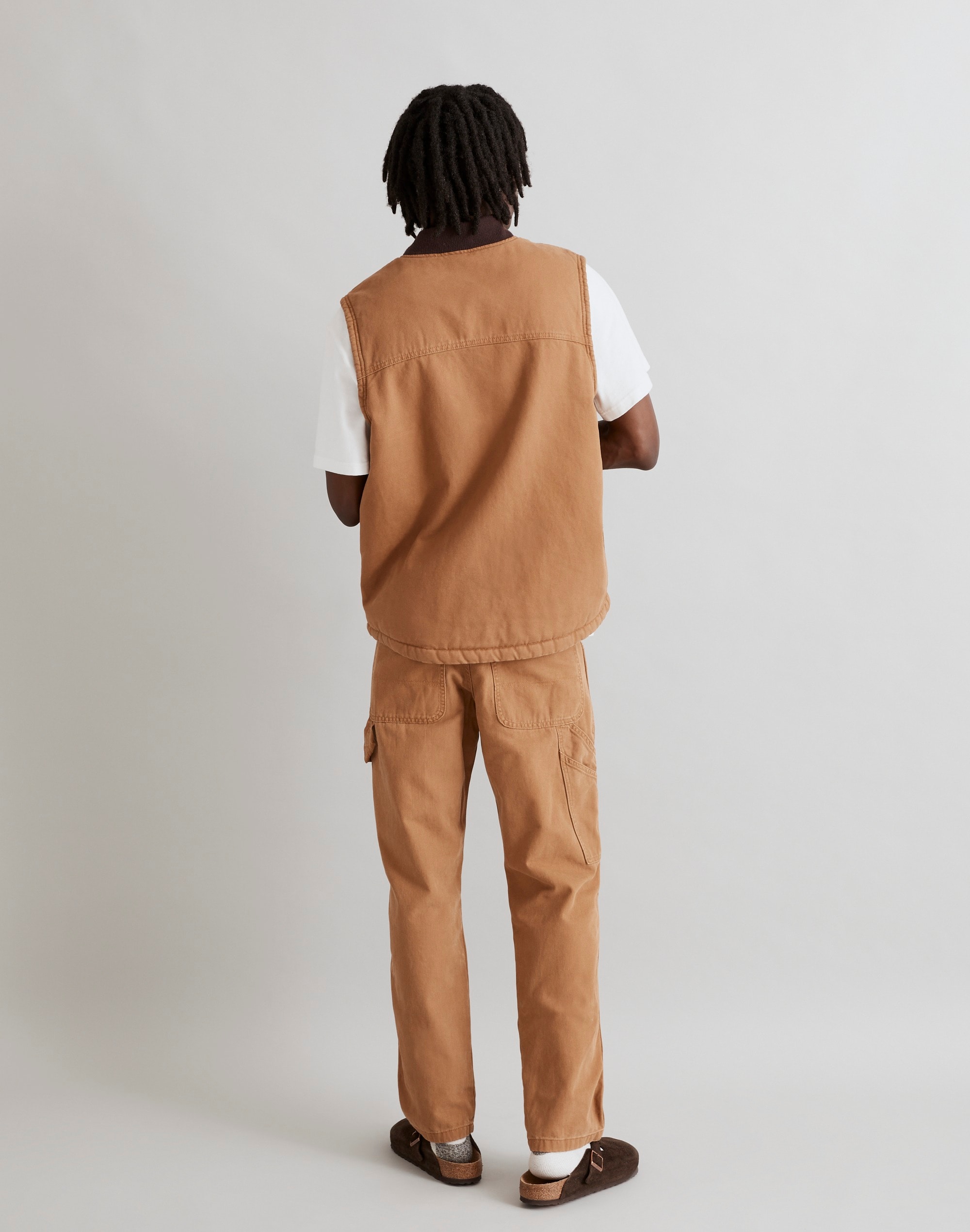 Dickies® Stonewashed Duck High Pile Fleece-Lined Vest