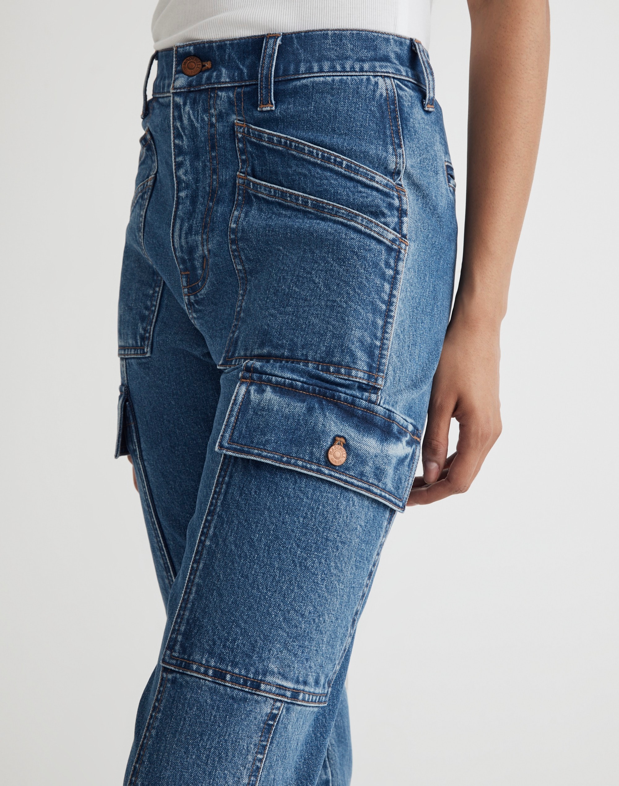 The '90s Straight Utility Jean in Densmore Wash