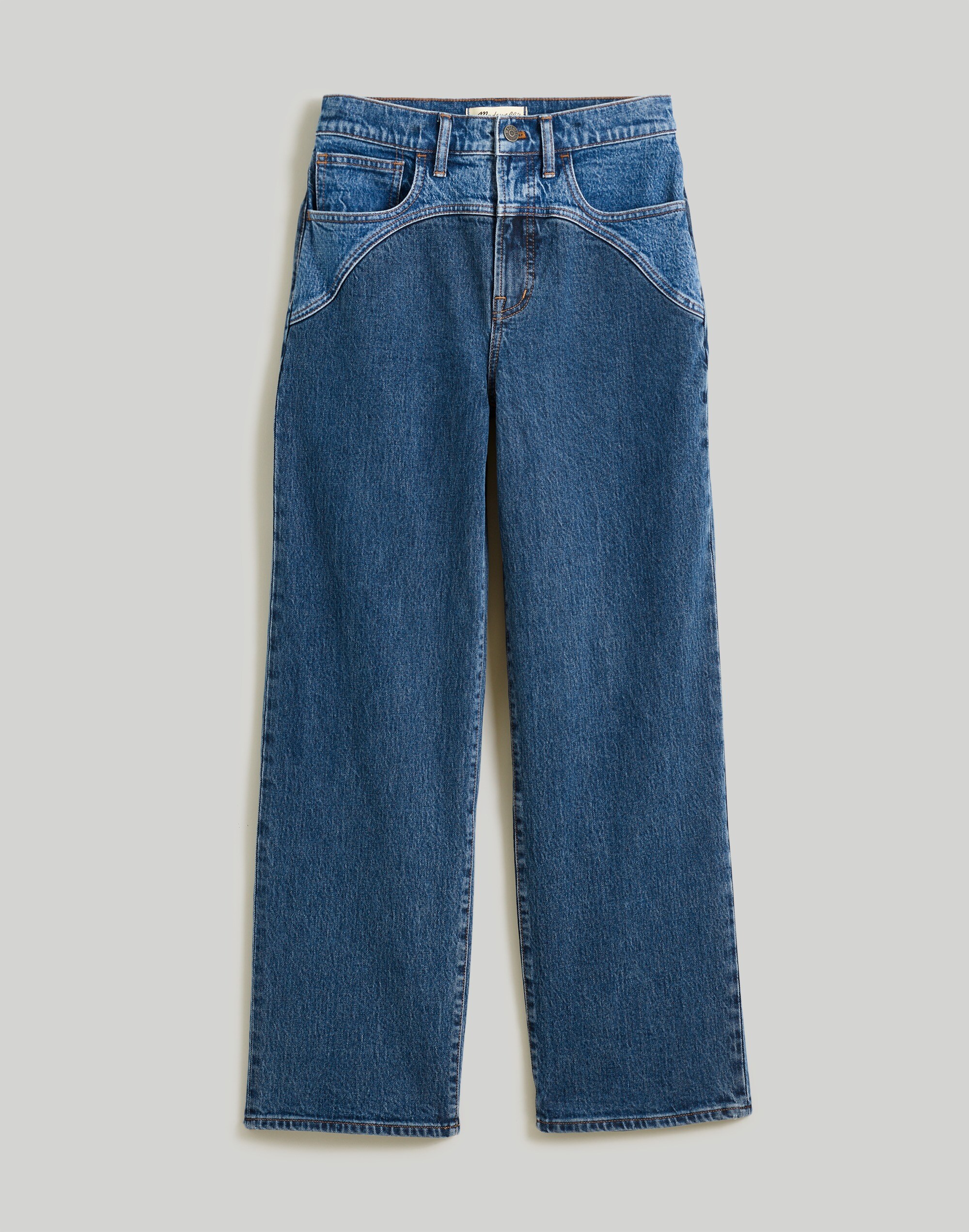 The Perfect Vintage Wide-Leg Crop Jean in Sonoma Wash: Yoke Edition