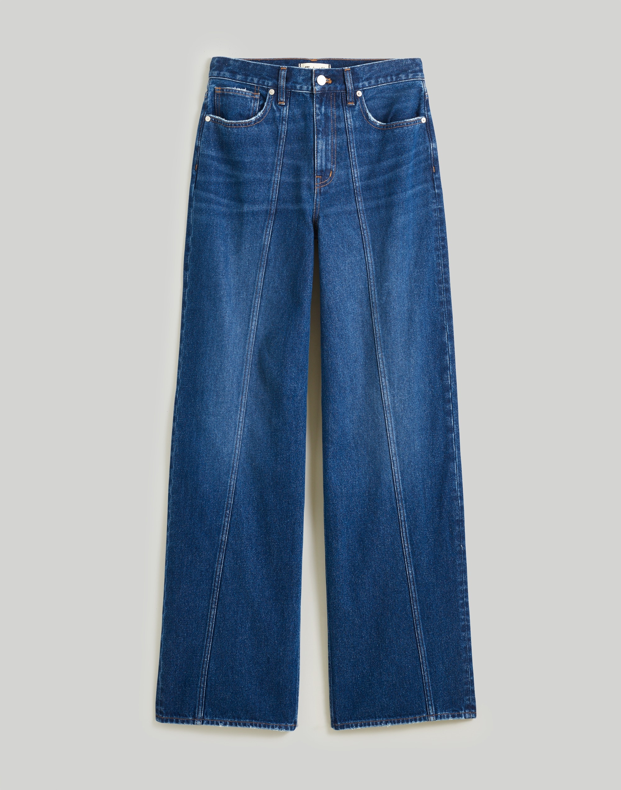 Superwide-Leg Jeans in Carrington Wash: Twisted-Seam Edition