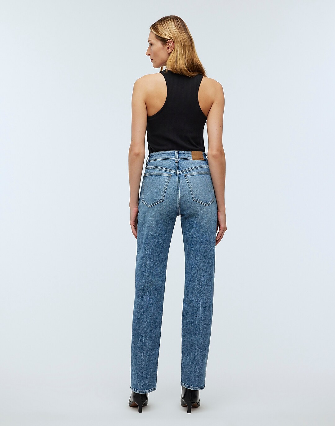 The '90s Straight Jean in Rondell Wash: Crease Edition