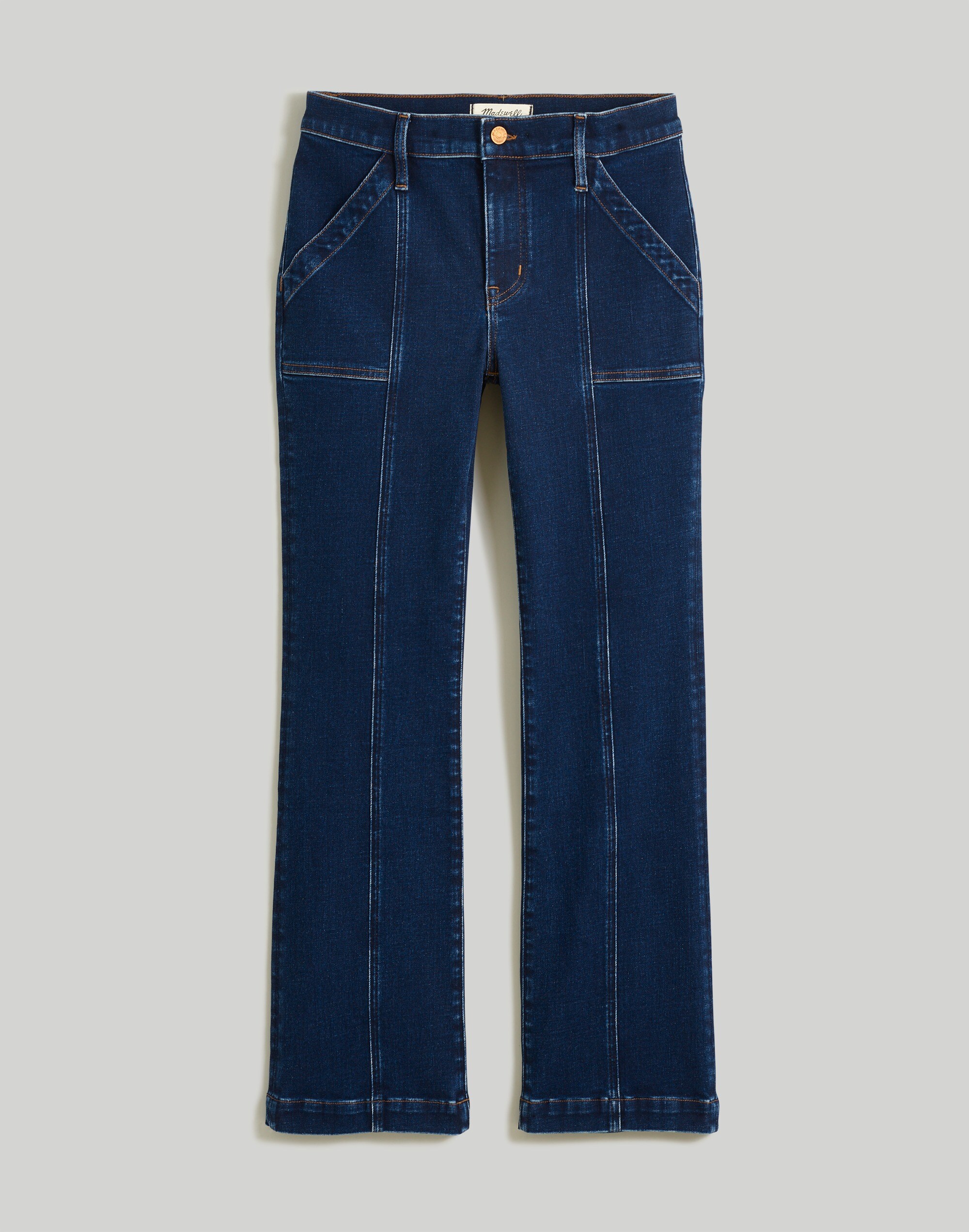 Kick Out Crop Jeans in Luana Wash: Seam Edition