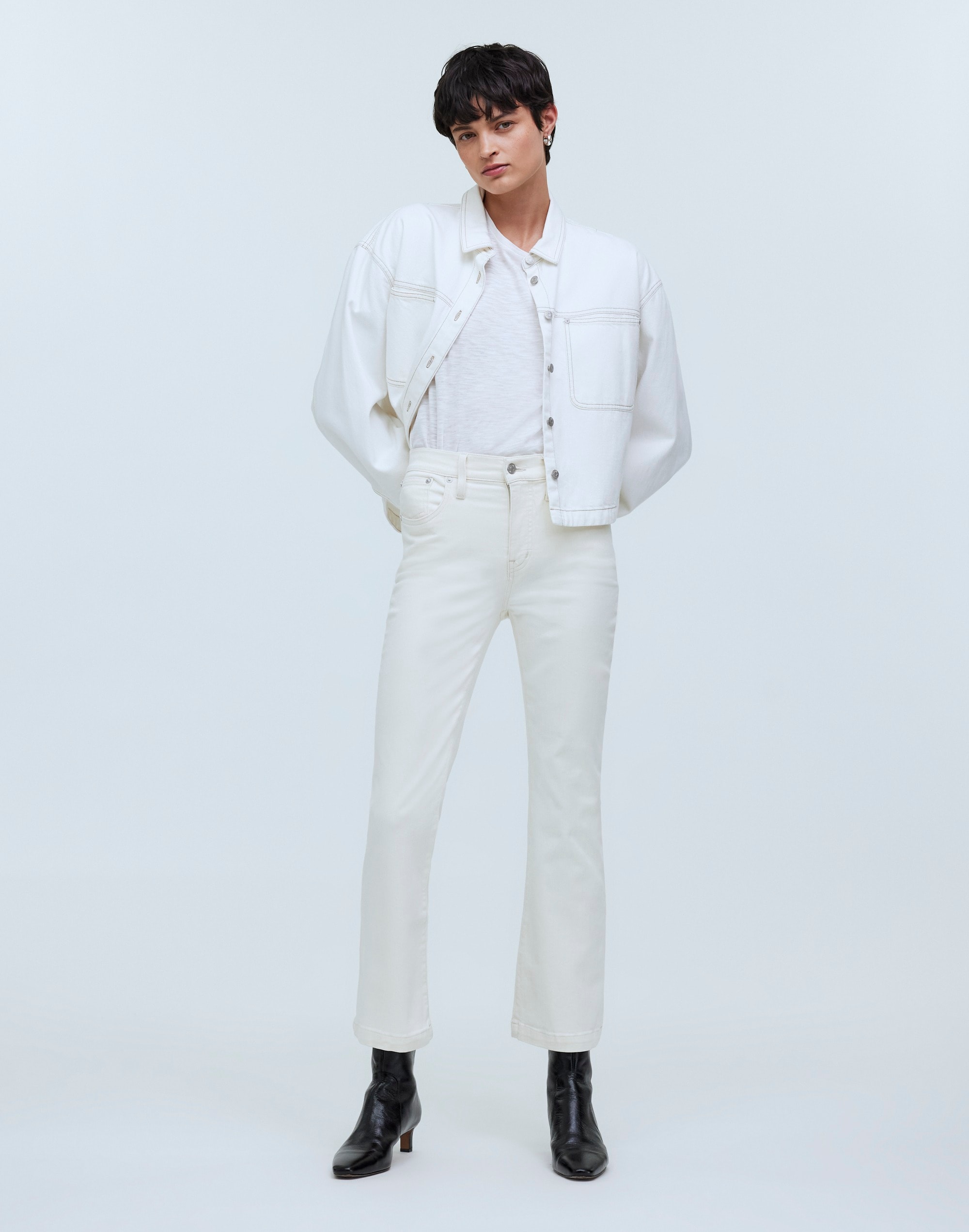 Petite Kick Out Crop Jeans