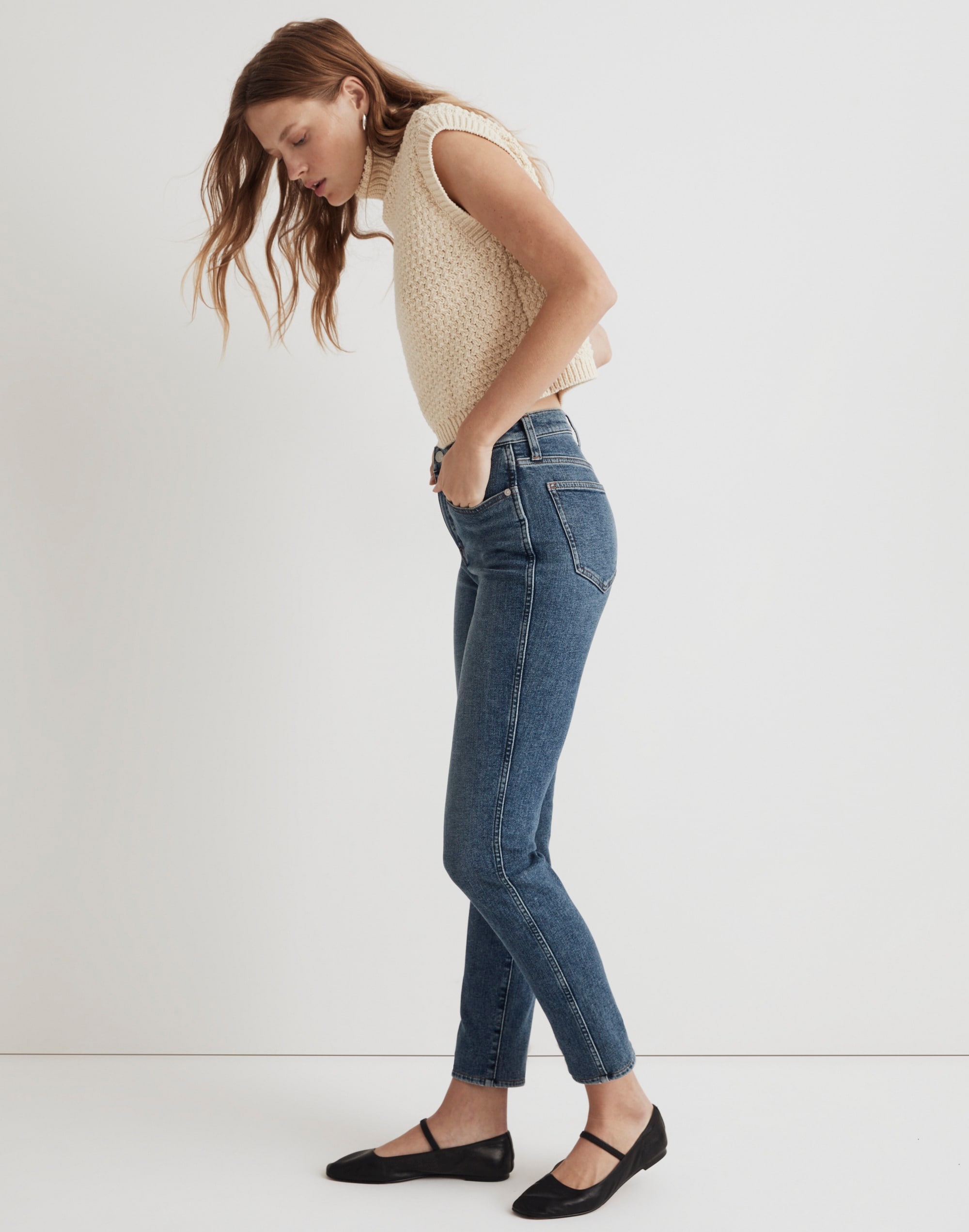 Stovepipe Full-Length Jeans in Vinter Wash: Instacozy Edition
