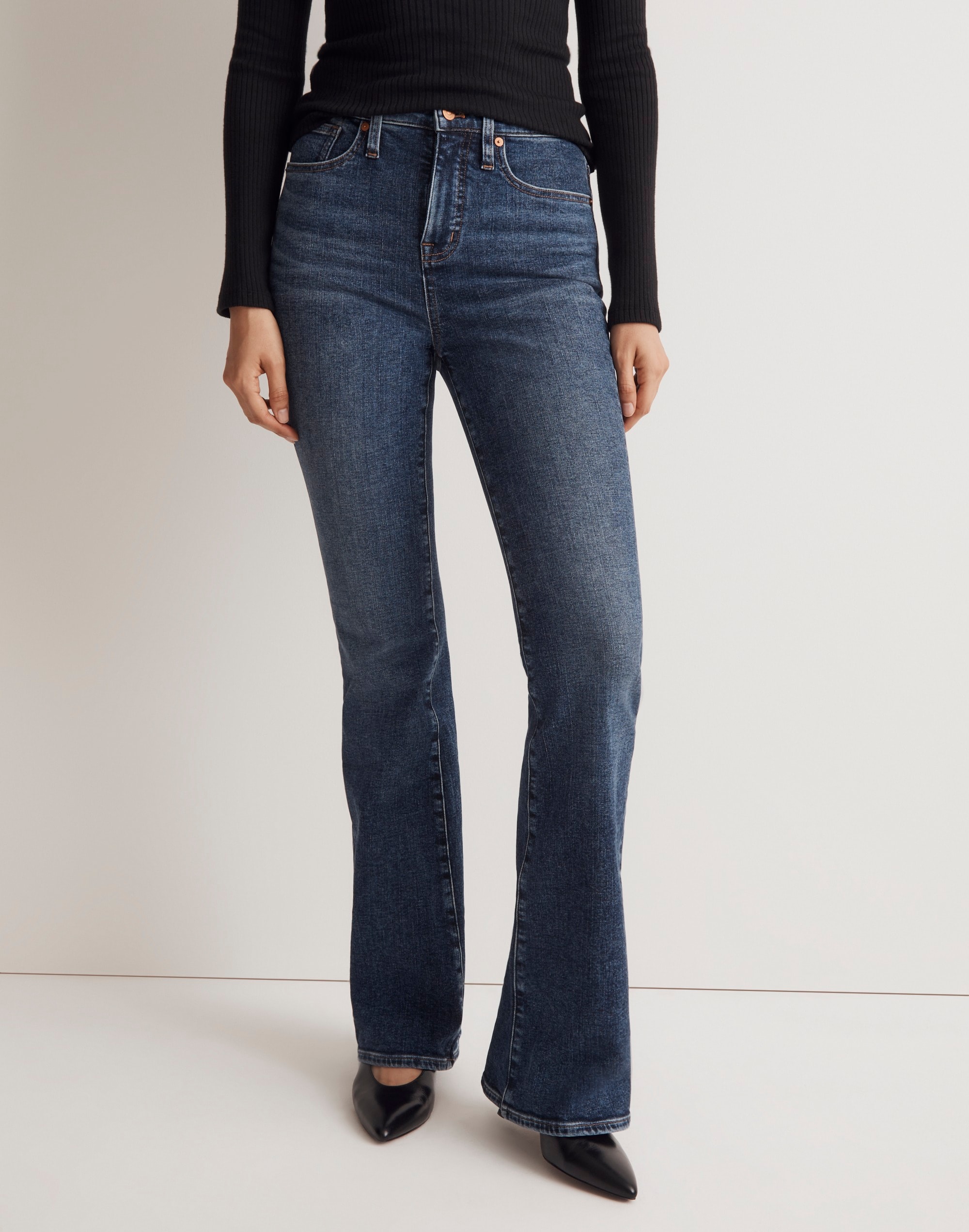 Skinny Flare Jeans in Alvord Wash: Instacozy Edition
