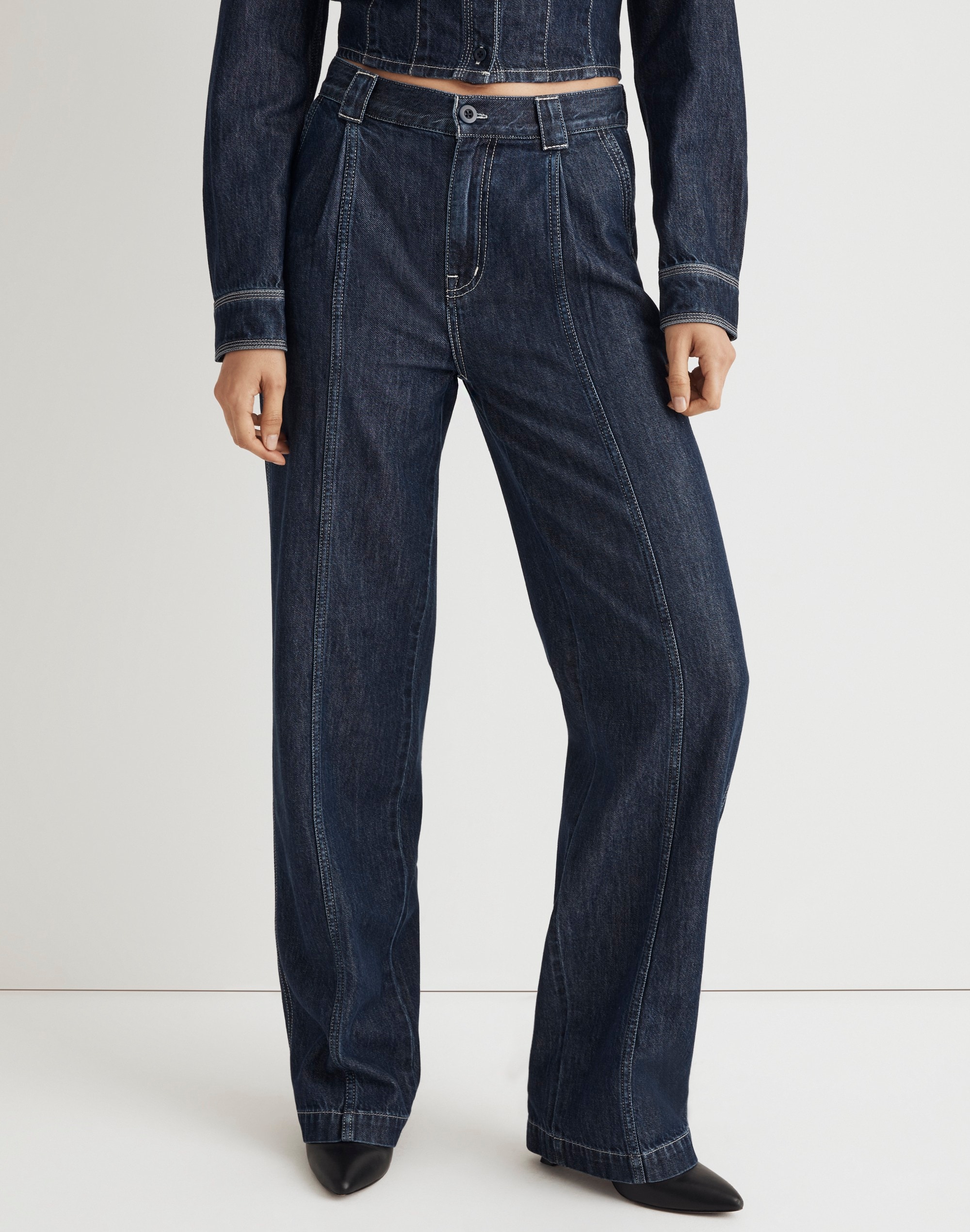 The Perfect Vintage Wide-Leg Jean: Seam Edition