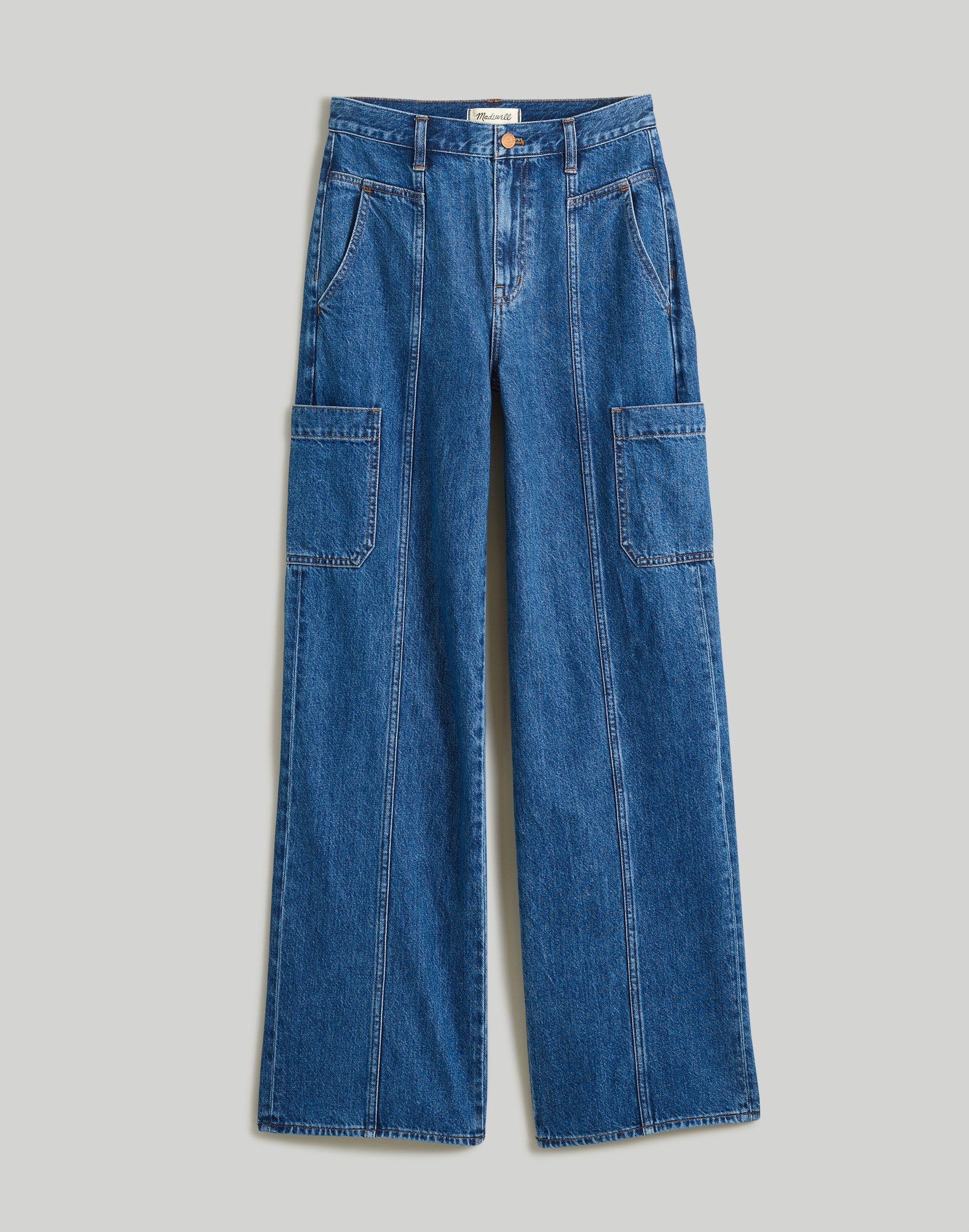 Tall Baggy Straight Cargo Jeans