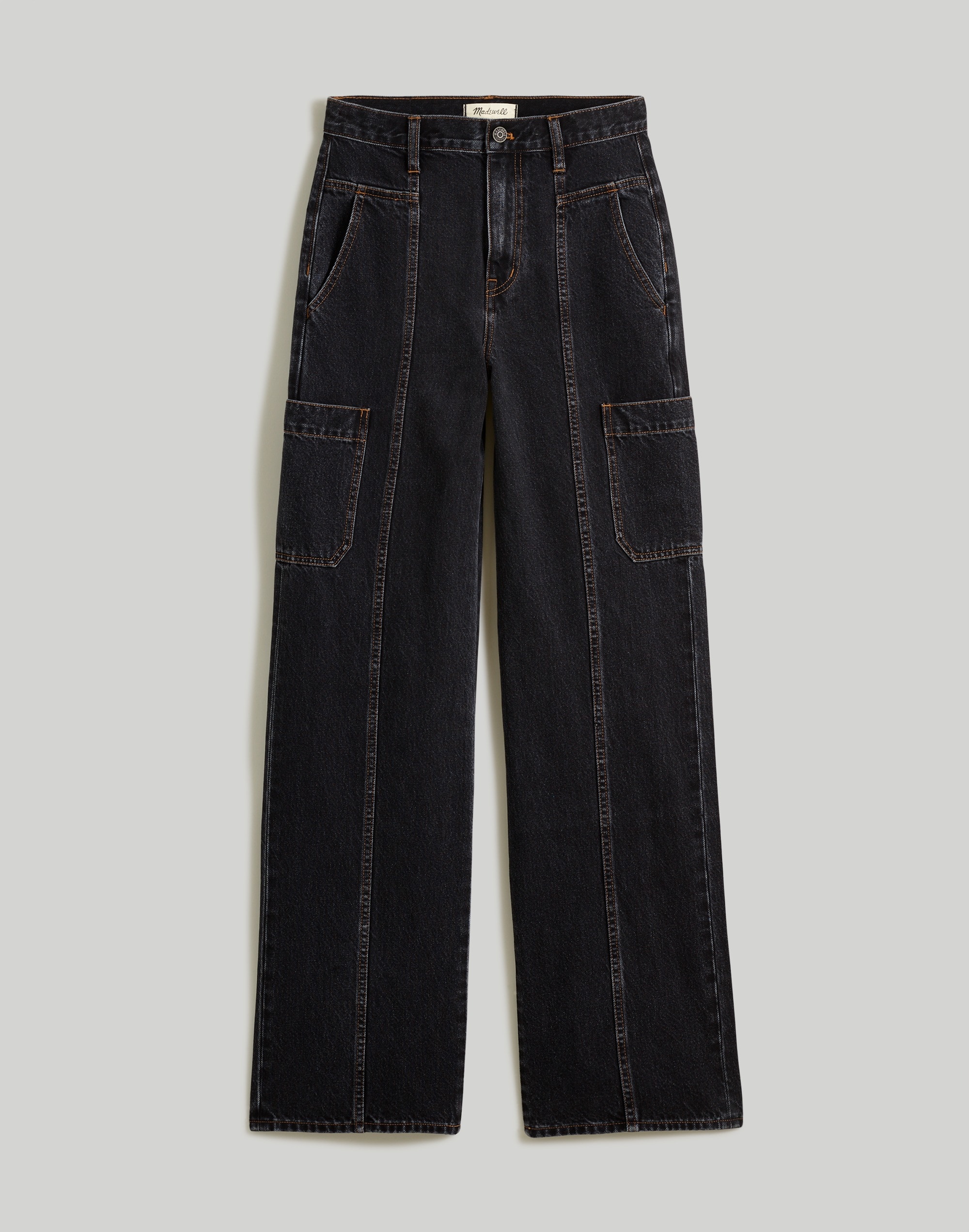 Tall Baggy Straight Cargo Jeans