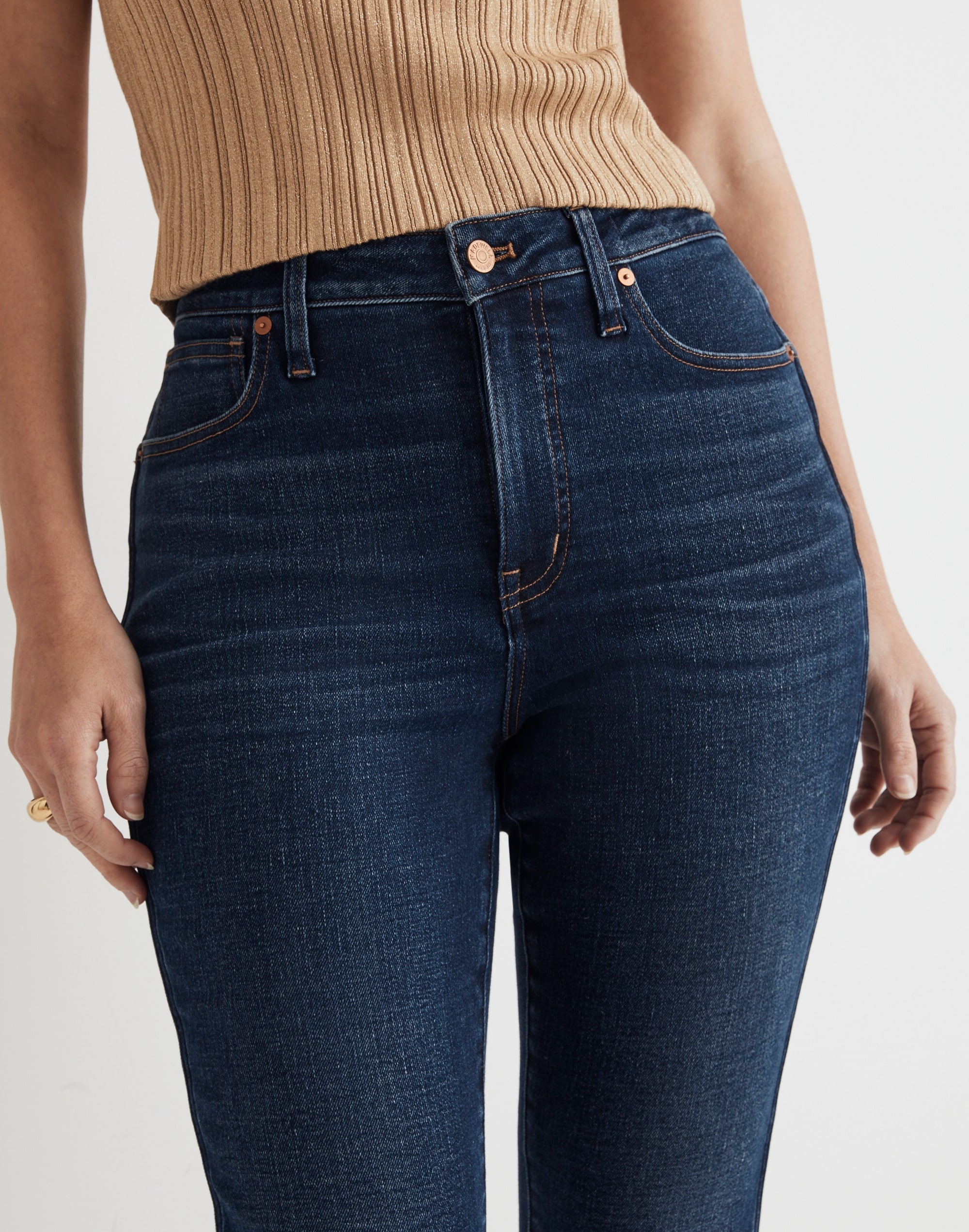 Curvy 10" High-Rise Skinny Jeans Kingston Wash