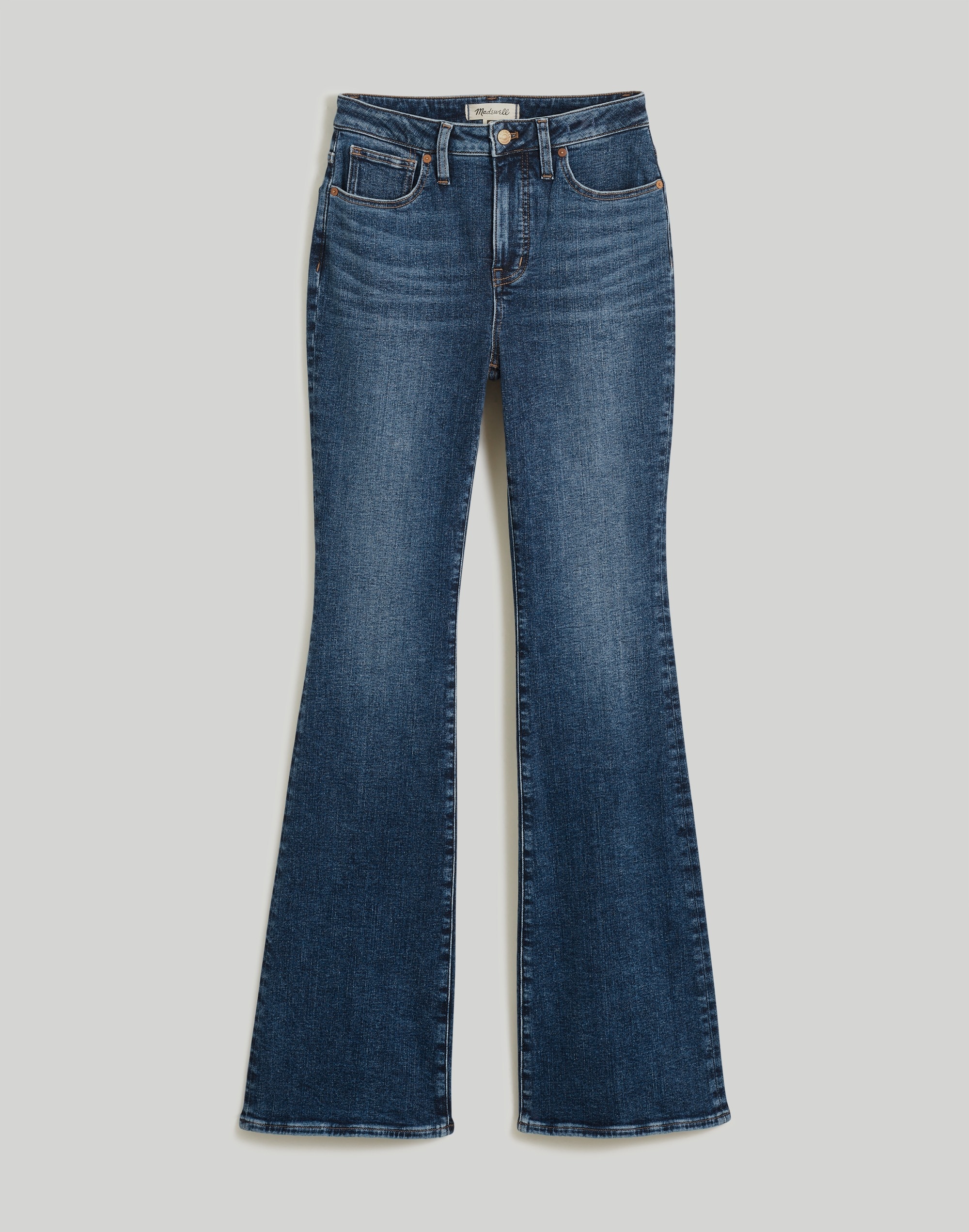 Curvy Skinny Flare Jeans in Alvord Wash: Instacozy Edition | Madewell