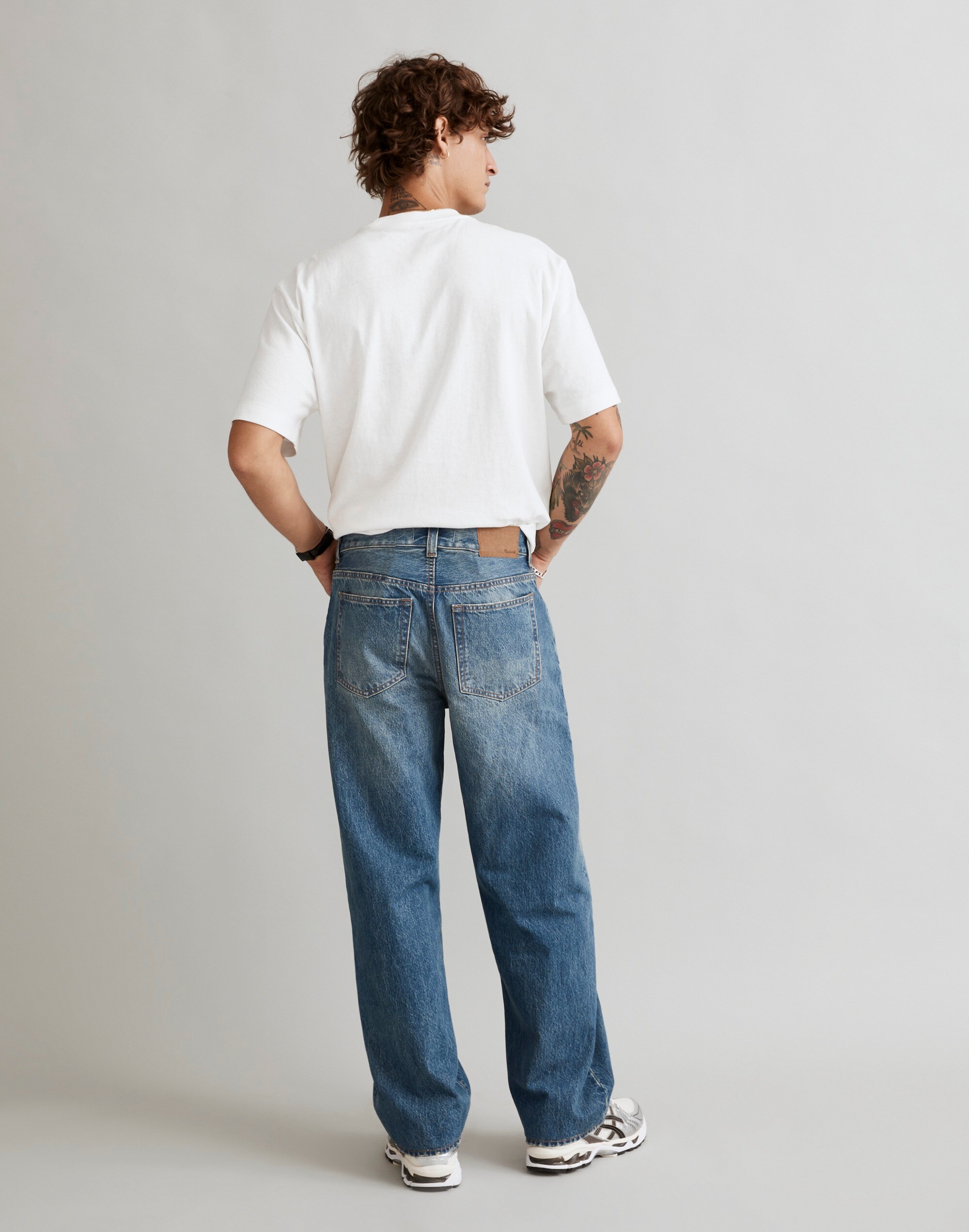 The Baggy Straight Jean in Bratton Wash