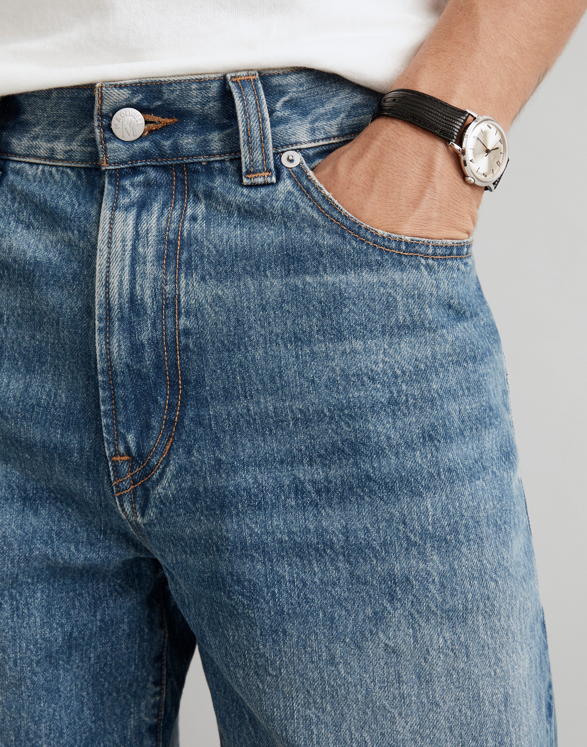 The Baggy Straight Jean in Bratton Wash