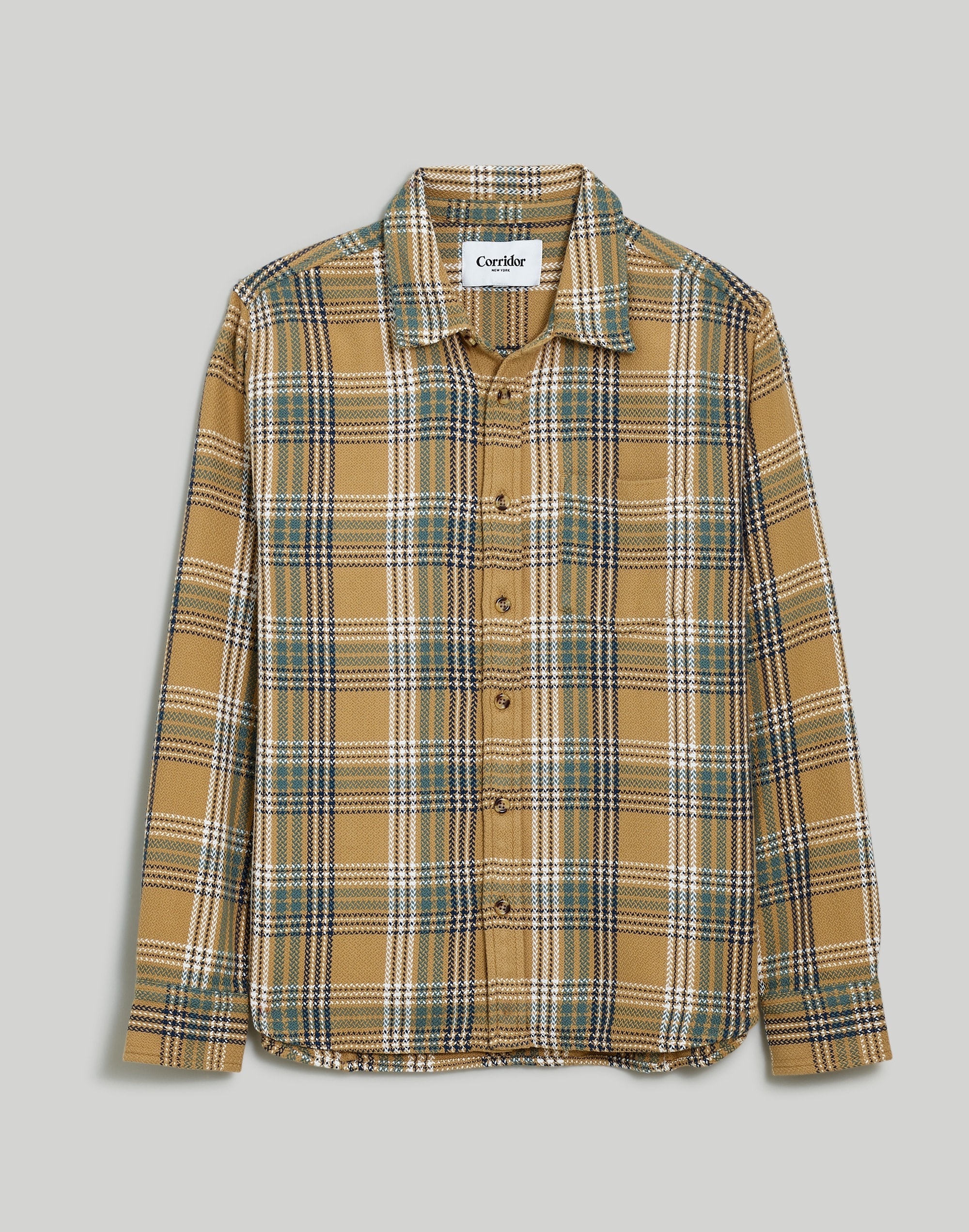 Corridor&reg; Stag Acid Plaid Long-Sleeve Shirt