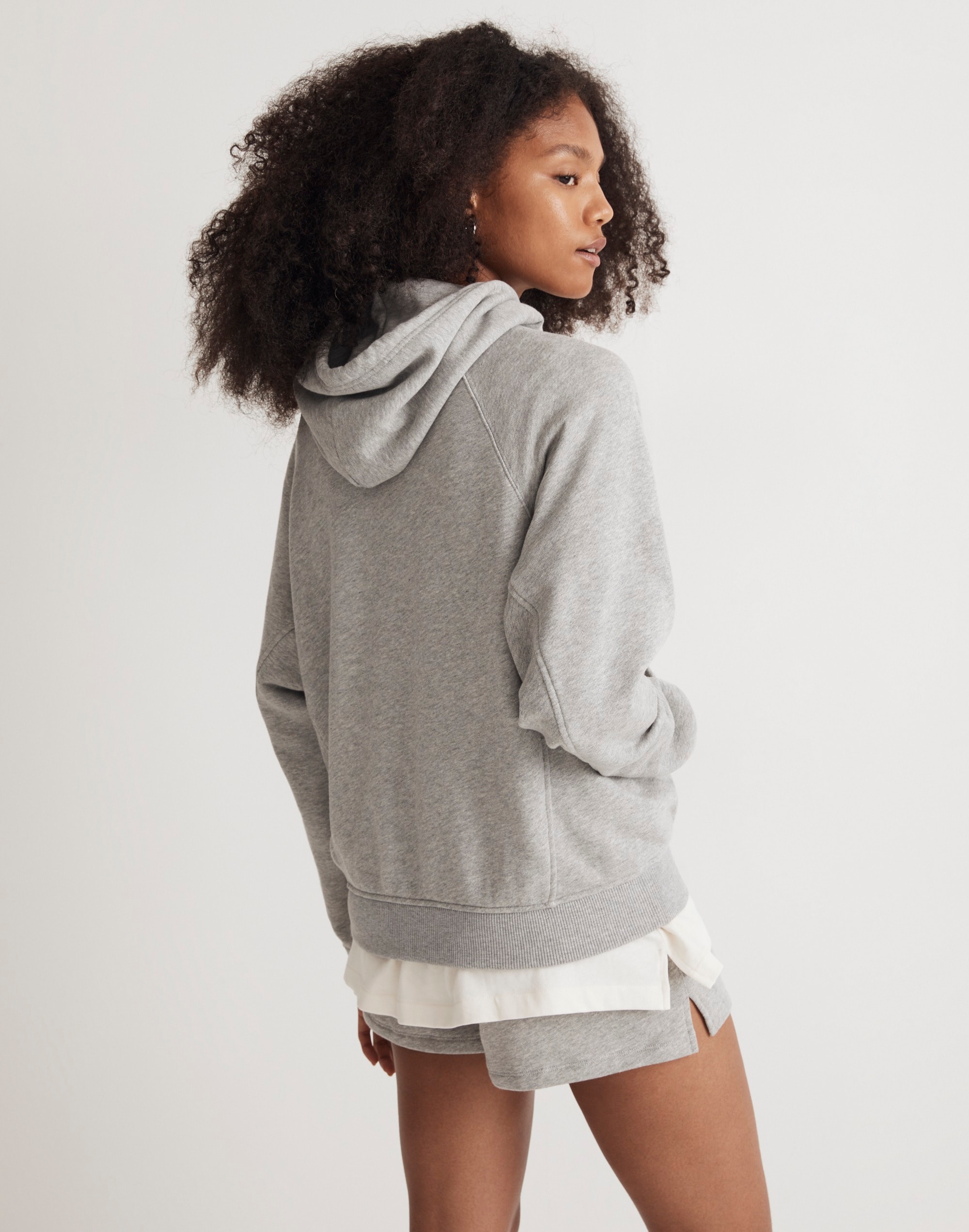 Terry Relaxed Raglan-Sleeve Sweatshirt