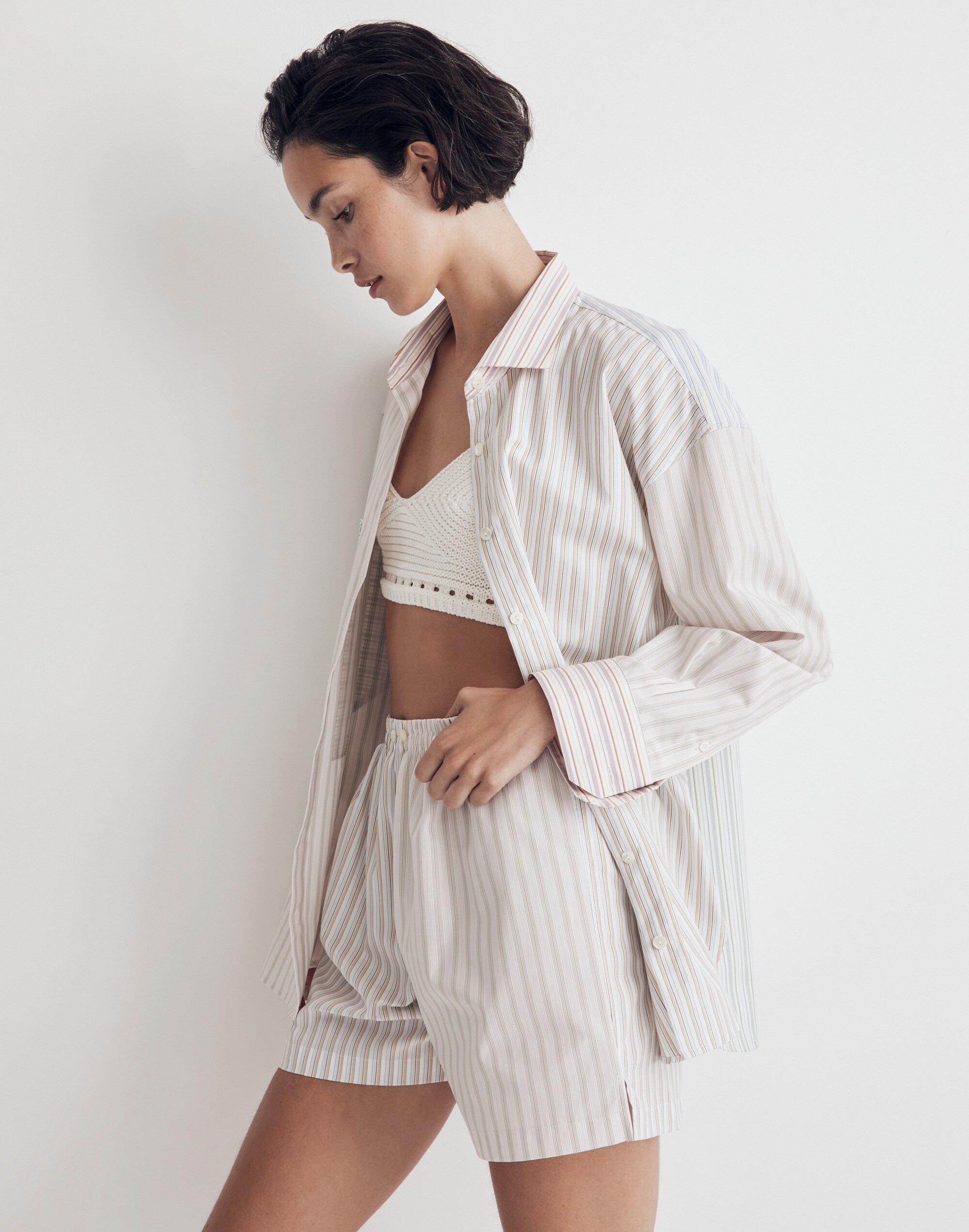 Madewell x CHAVA Stripe-Play Oversized Shirt