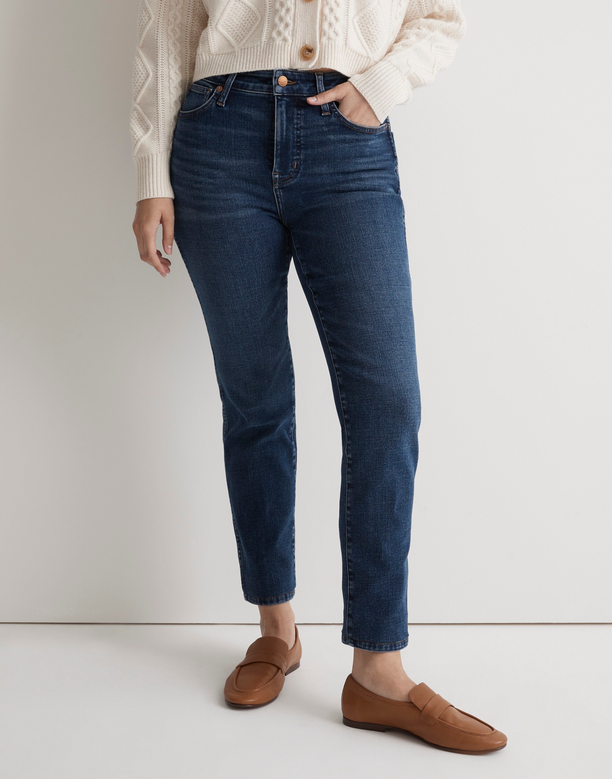 Curvy Stovepipe Jeans