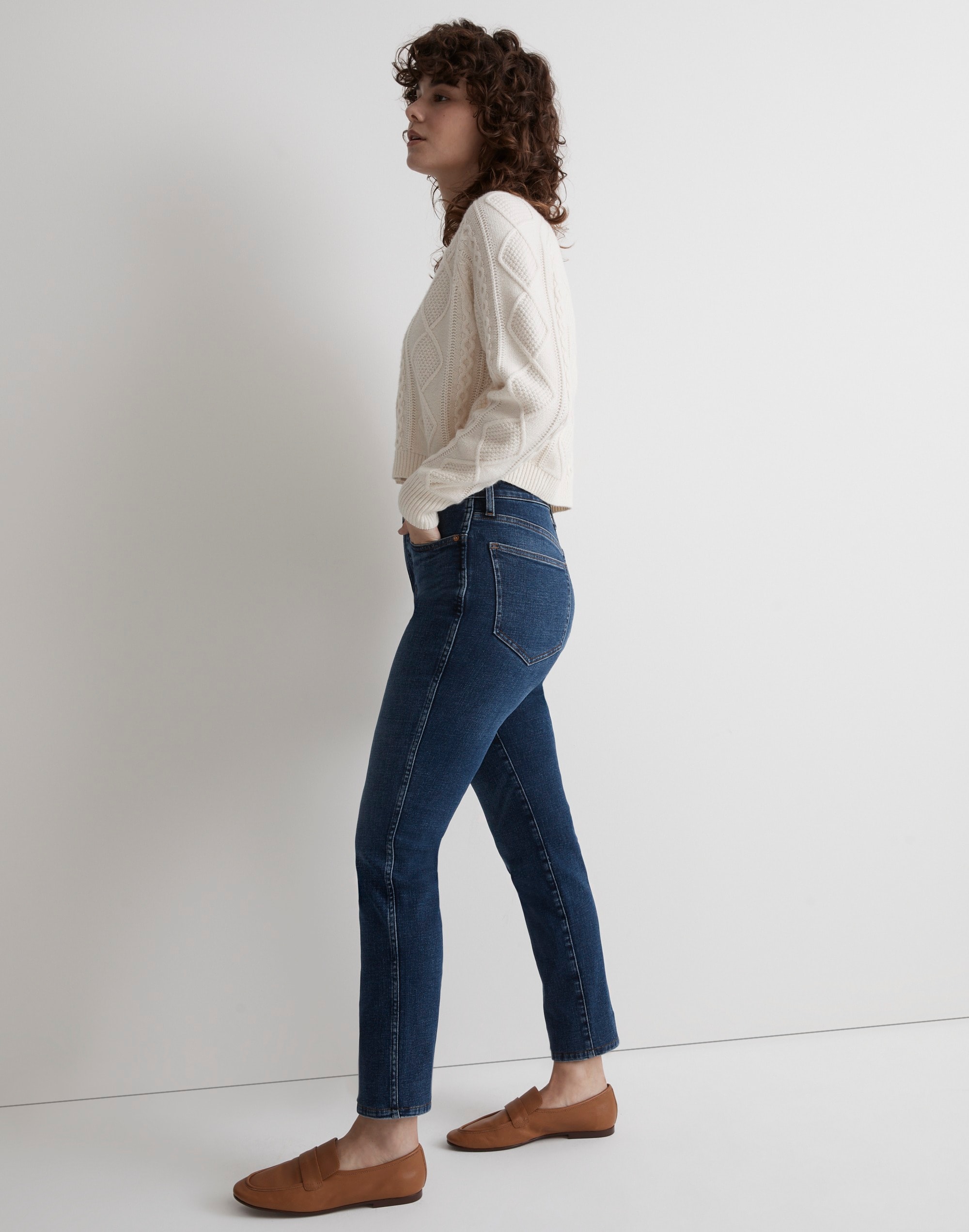 Curvy Stovepipe Jeans
