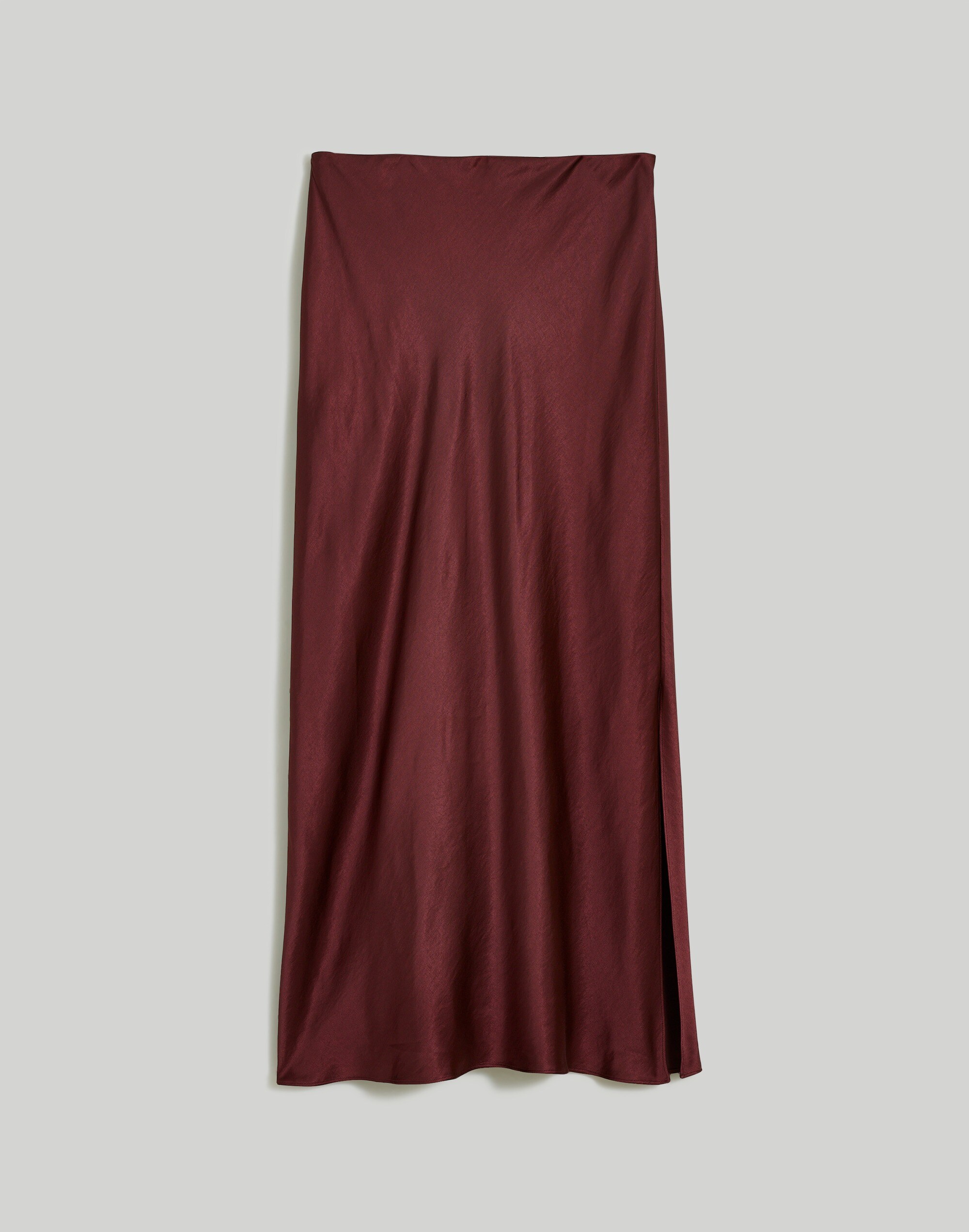 Satin Maxi Slip Skirt