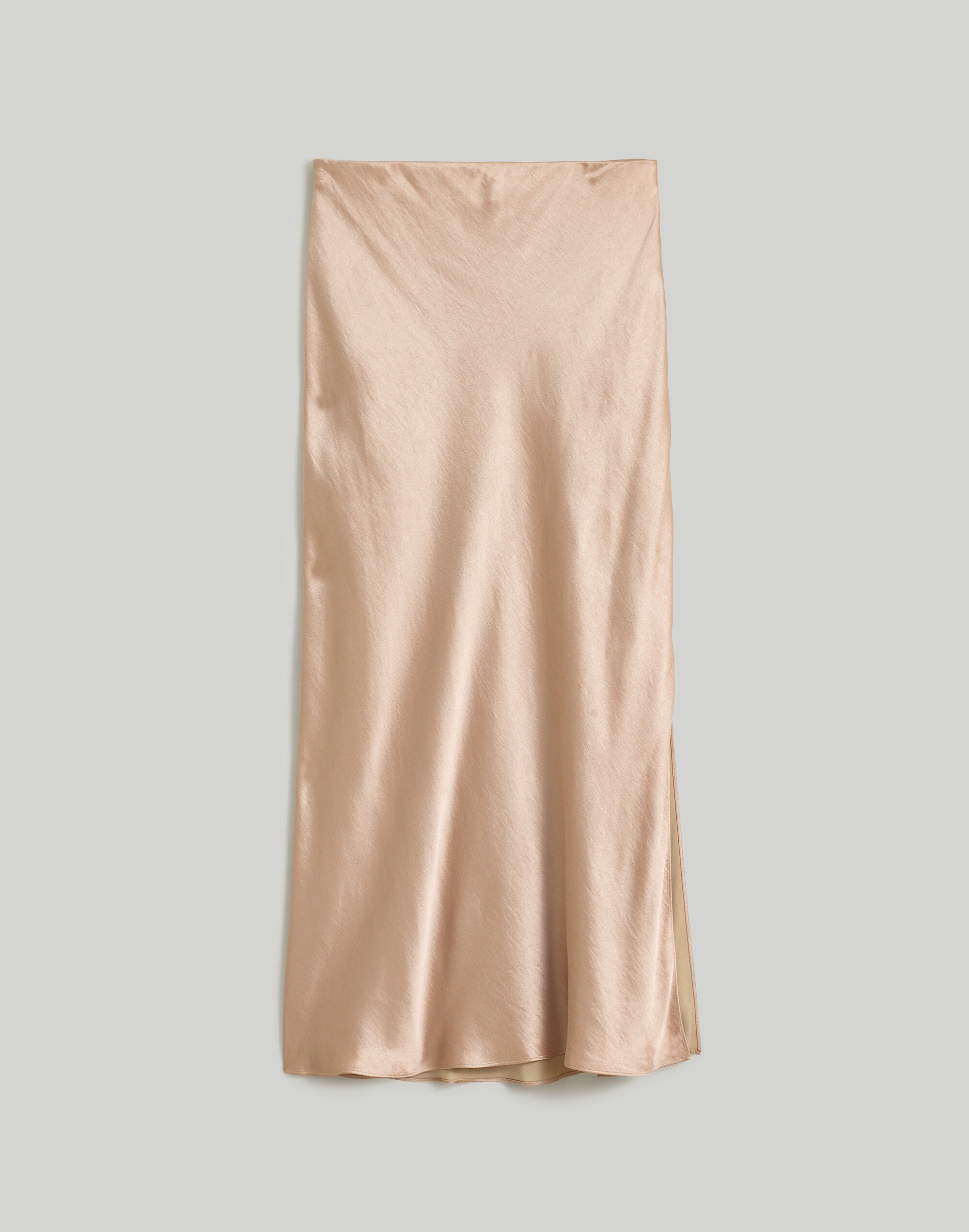 Satin Maxi Slip Skirt