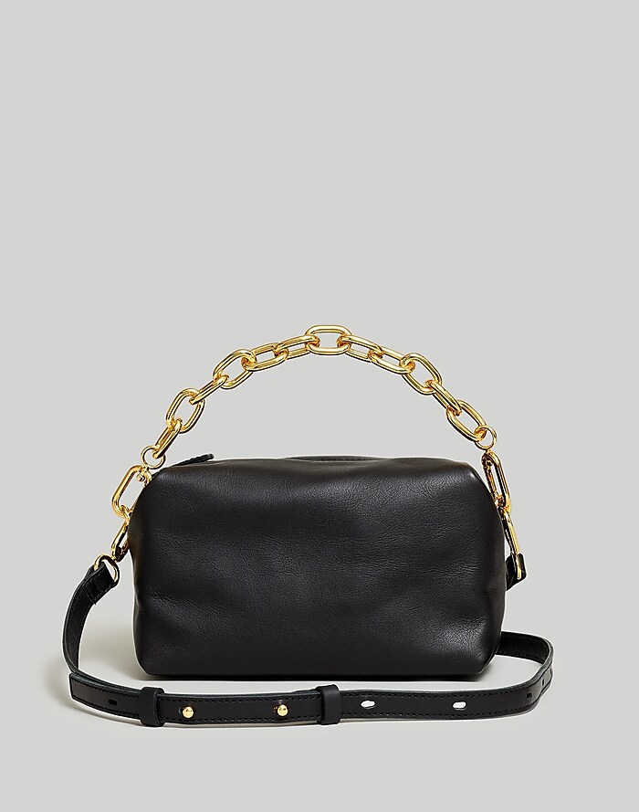 The Toggle Flap Crossbody Bag in Specchio Leather