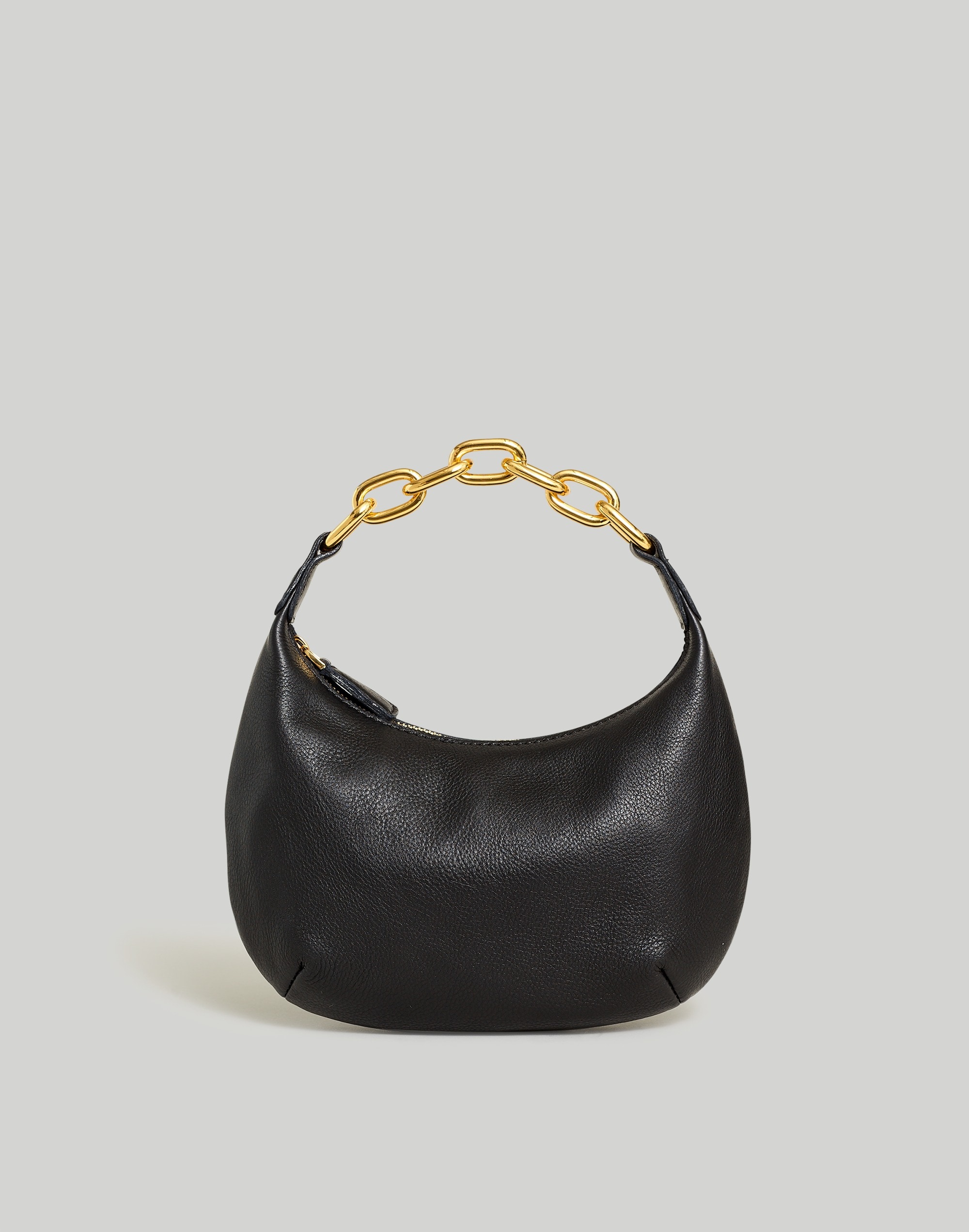 the chain mini bag in leather