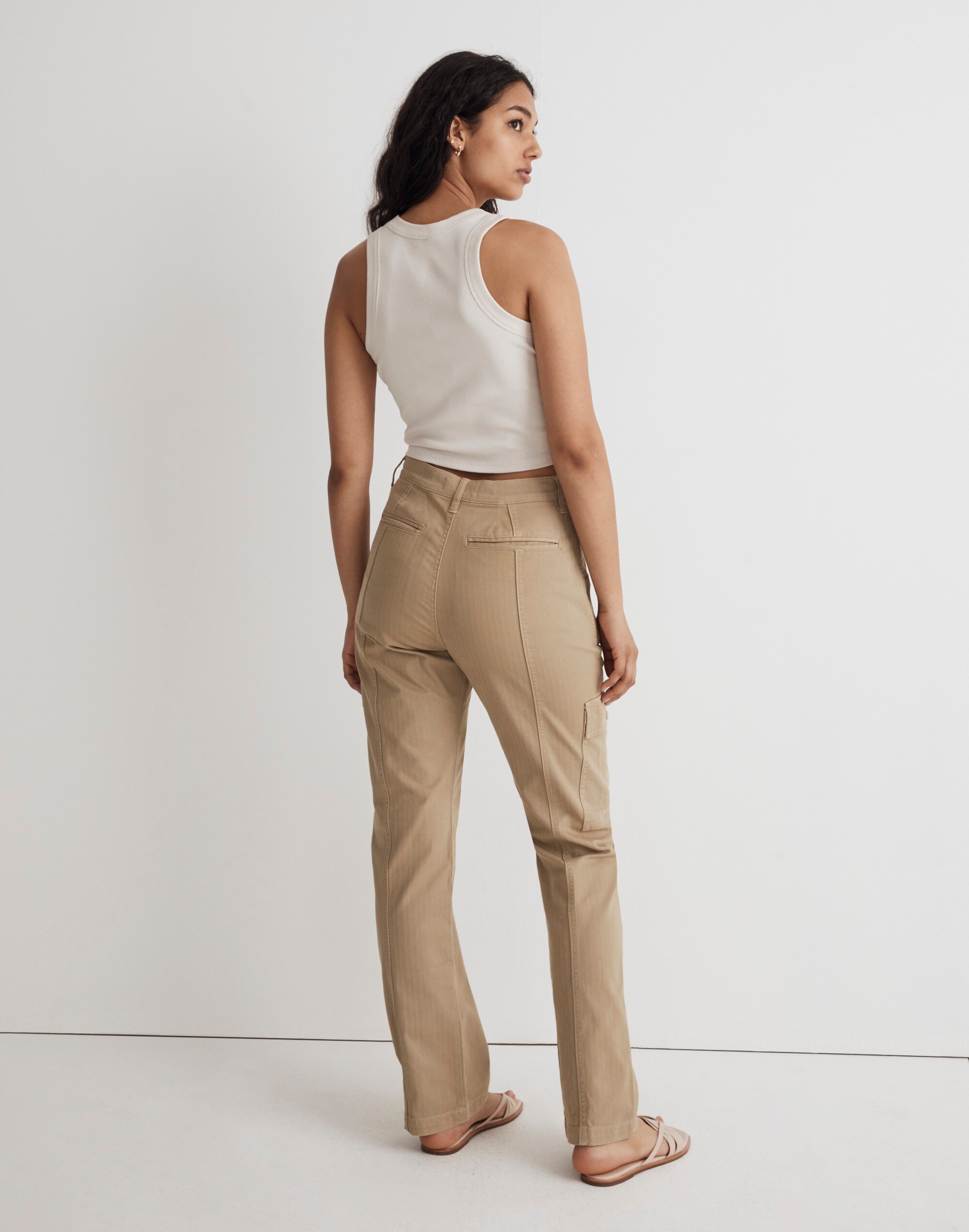 The Curvy Garment-Dyed '90s Straight Cargo Pant