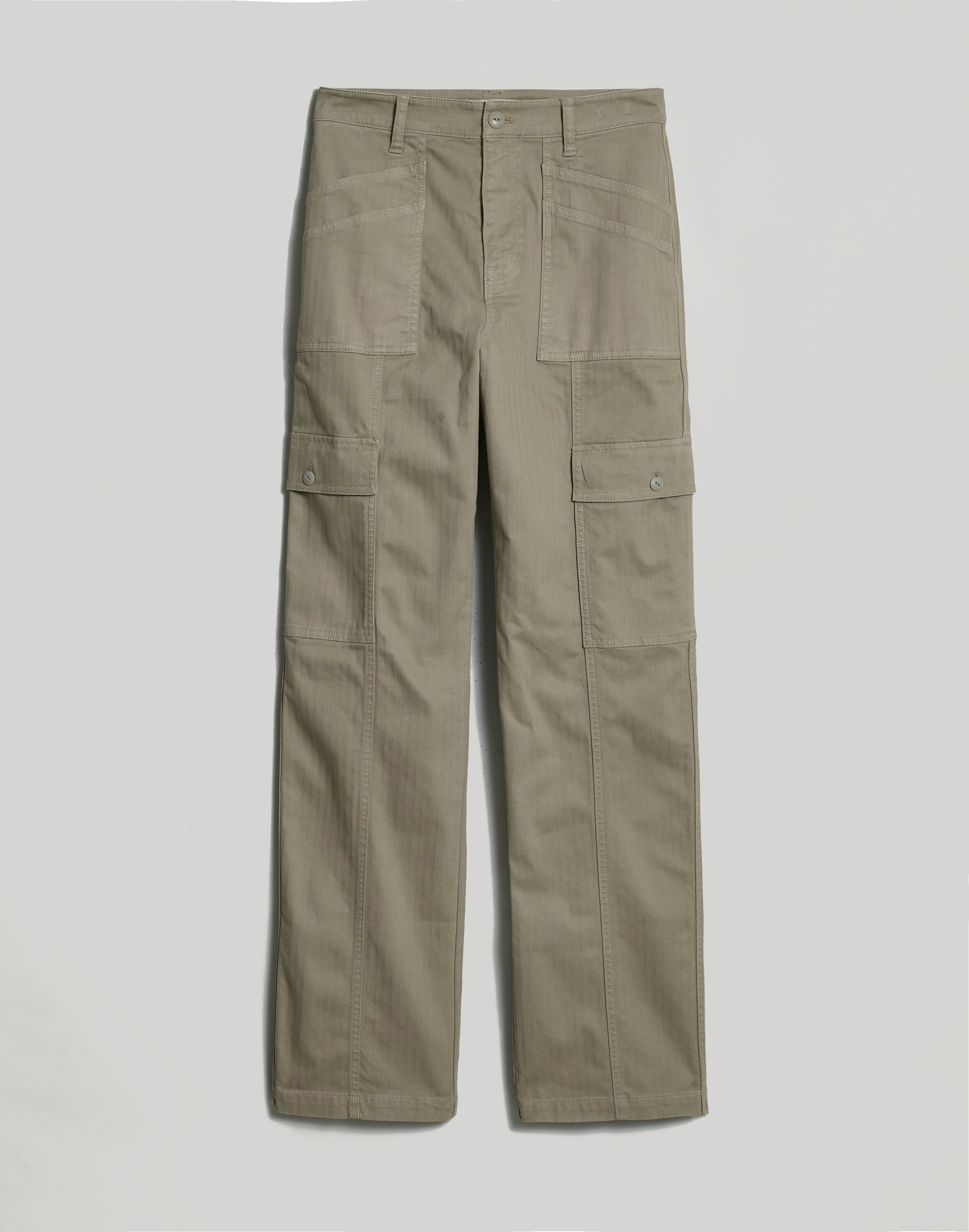 The Curvy Garment-Dyed '90s Straight Cargo Pant