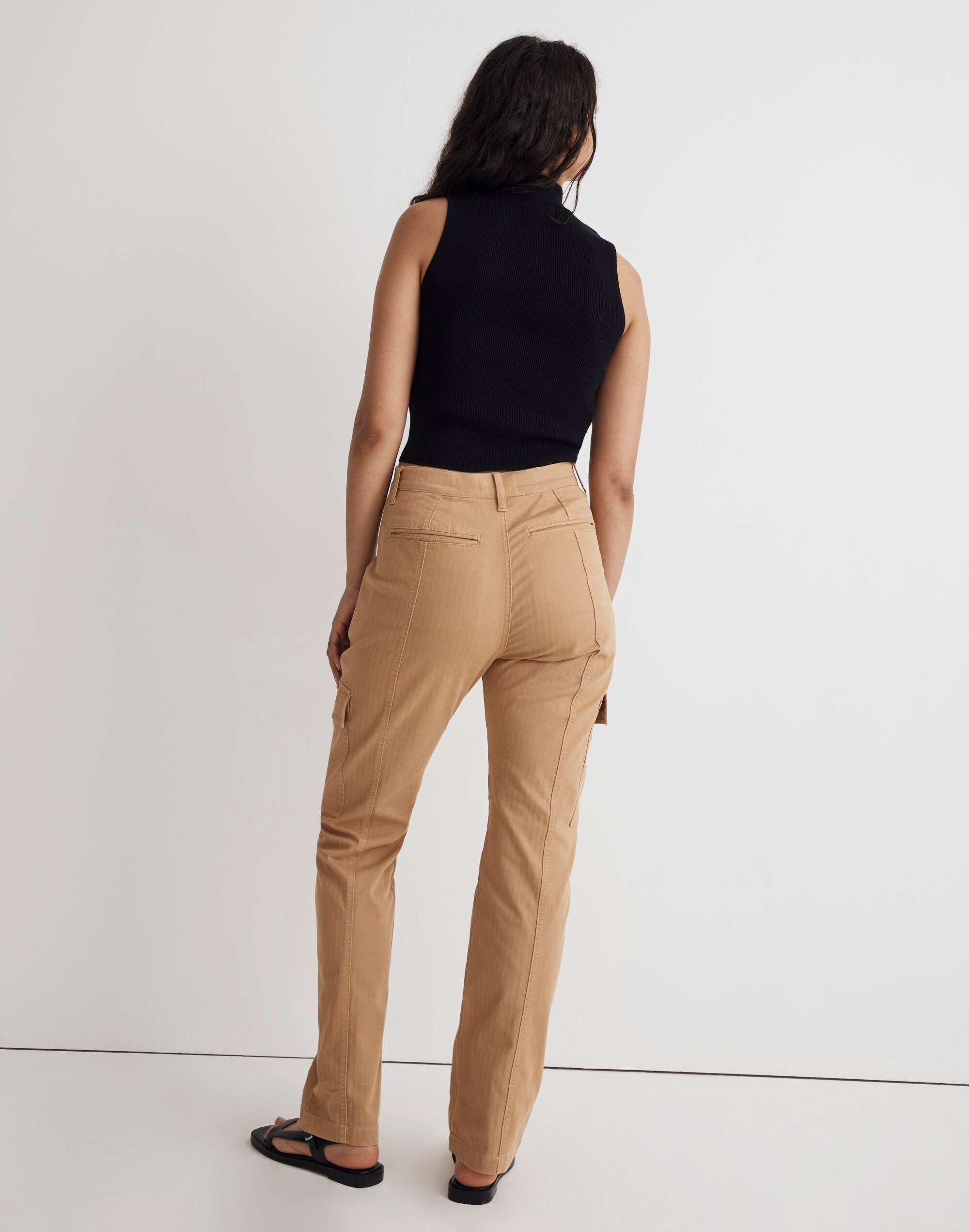 The Curvy Garment-Dyed '90s Straight Cargo Pant