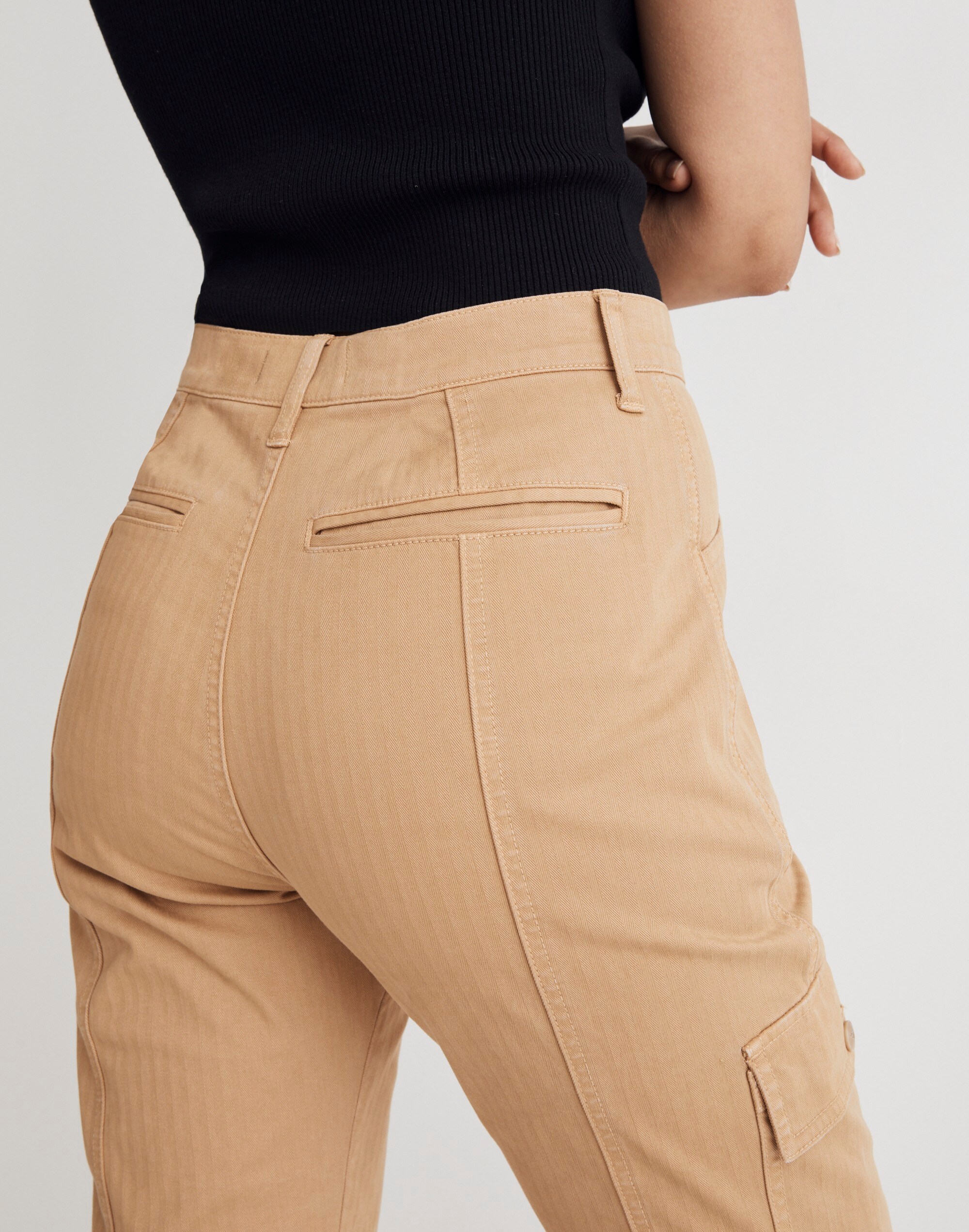 The Curvy Garment-Dyed '90s Straight Cargo Pant