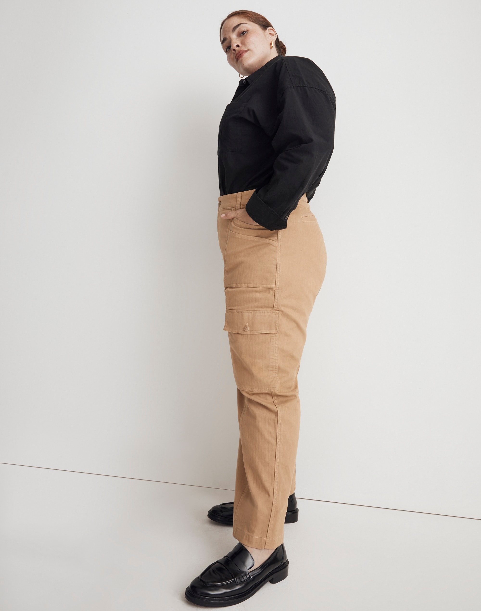 The Plus Curvy '90s Straight Cargo Pant