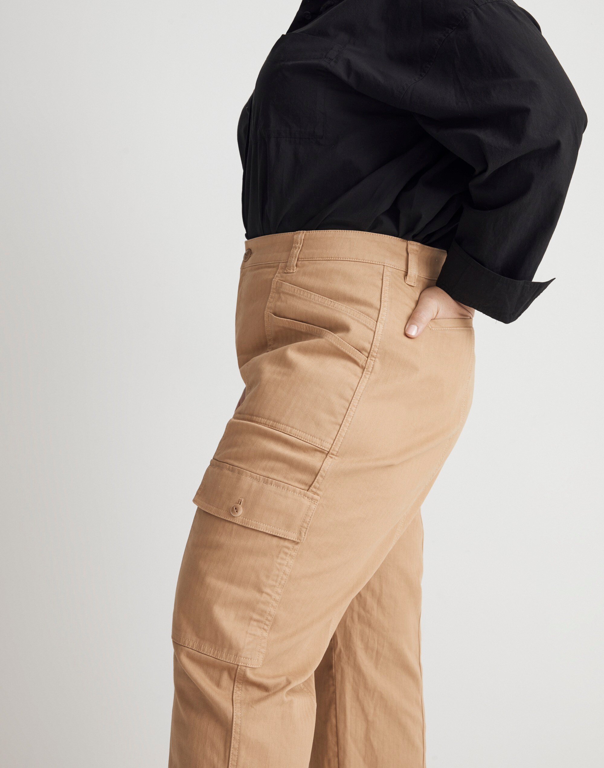 The Plus Curvy '90s Straight Cargo Pant