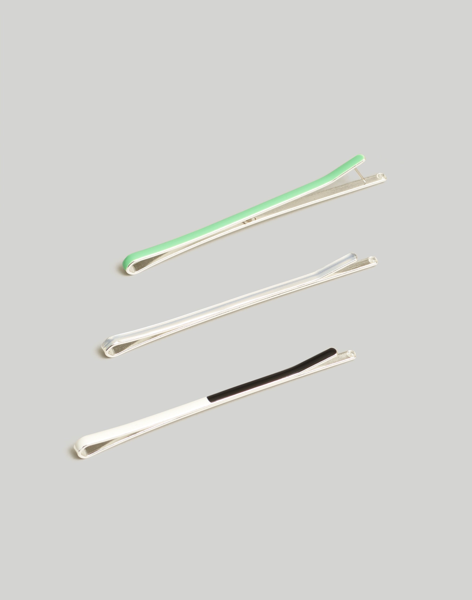 Three-Pack Dipped Enamel Hair Pins