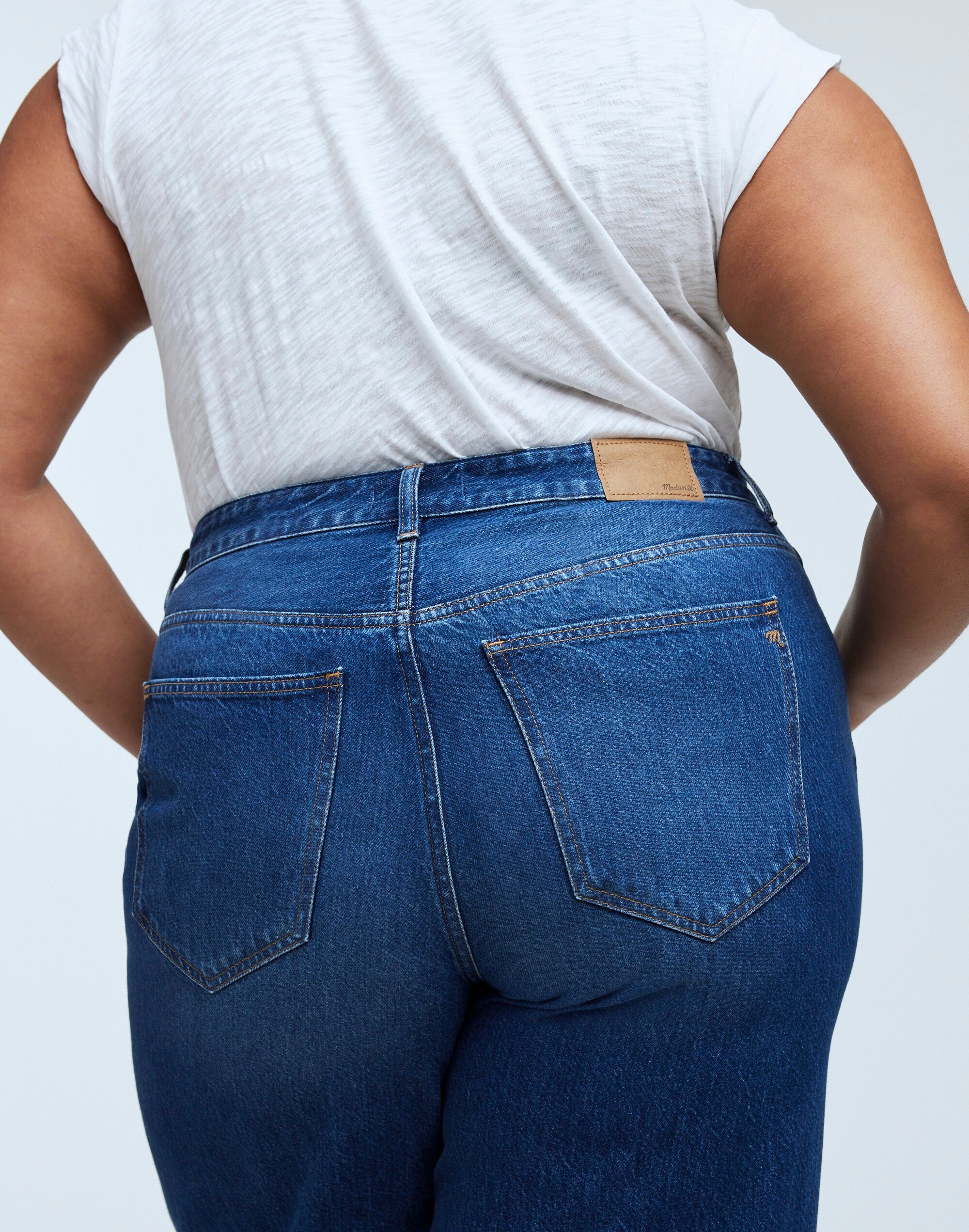 Plus Superwide-Leg Jeans in Vietor Wash