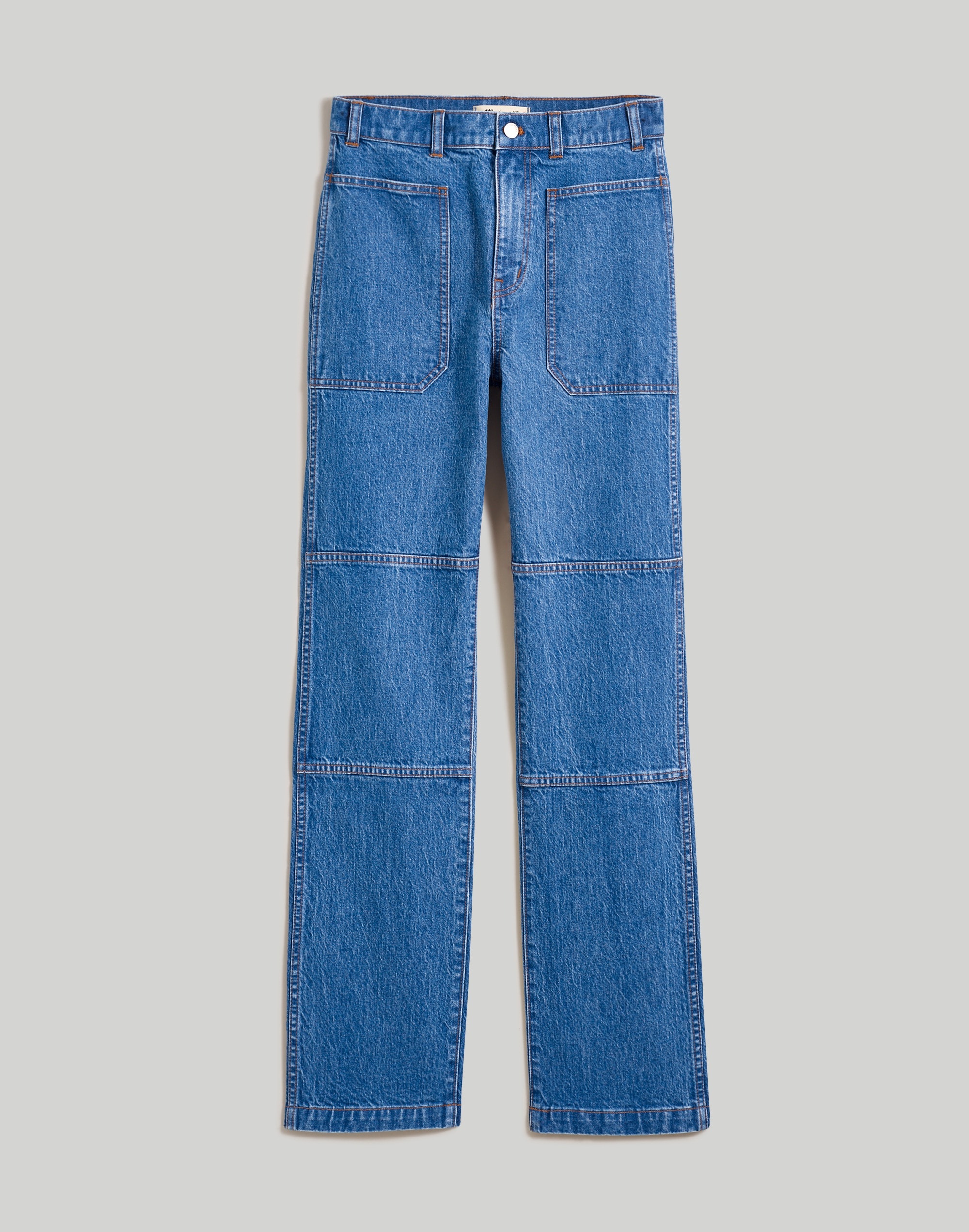 The Plus '90s Straight Utility Jean in Fenwood Wash