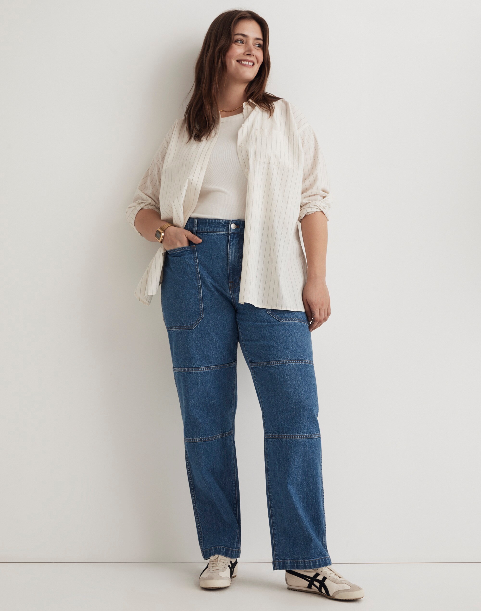 The Plus '90s Straight Utility Jean